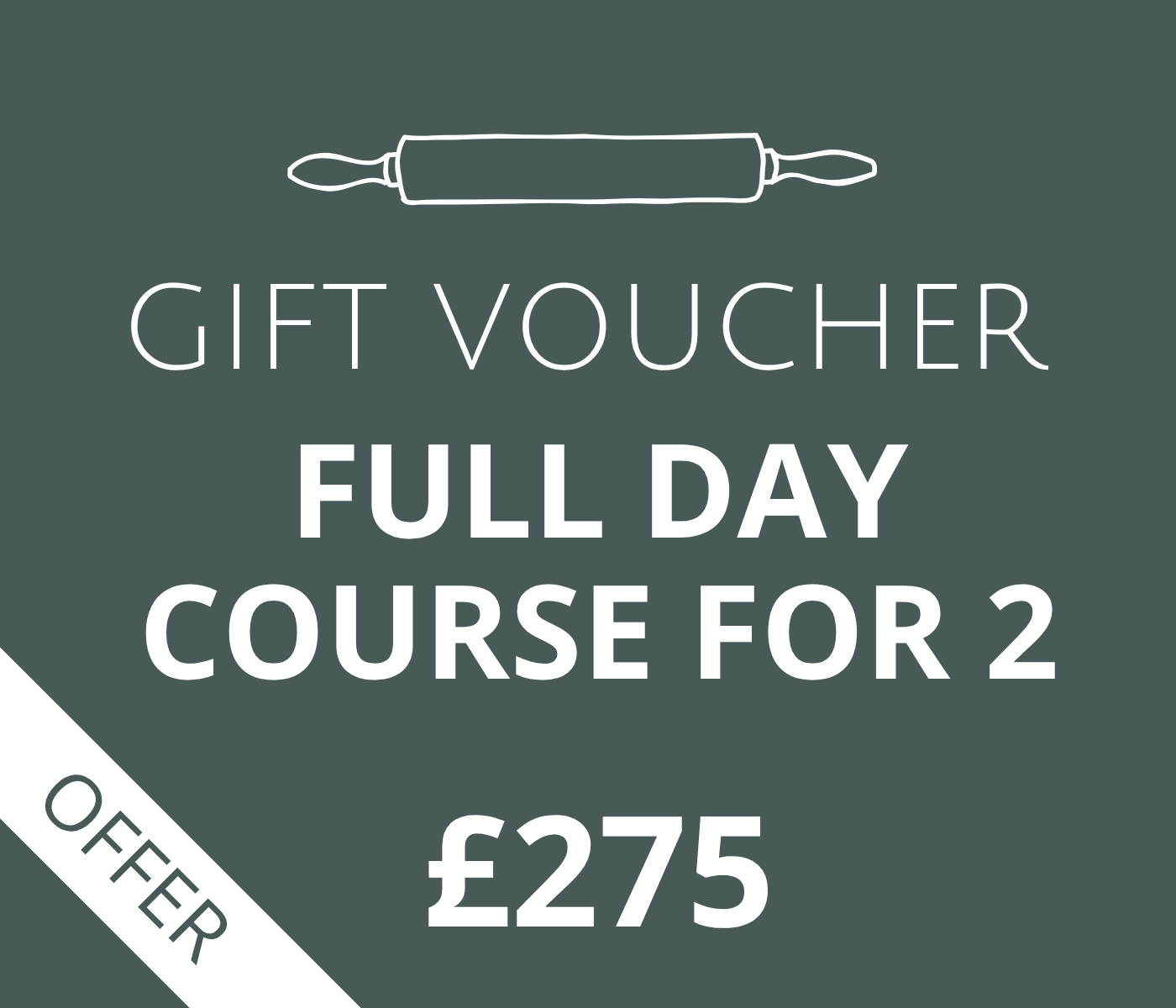 Full Day Course Gift Voucher for 2