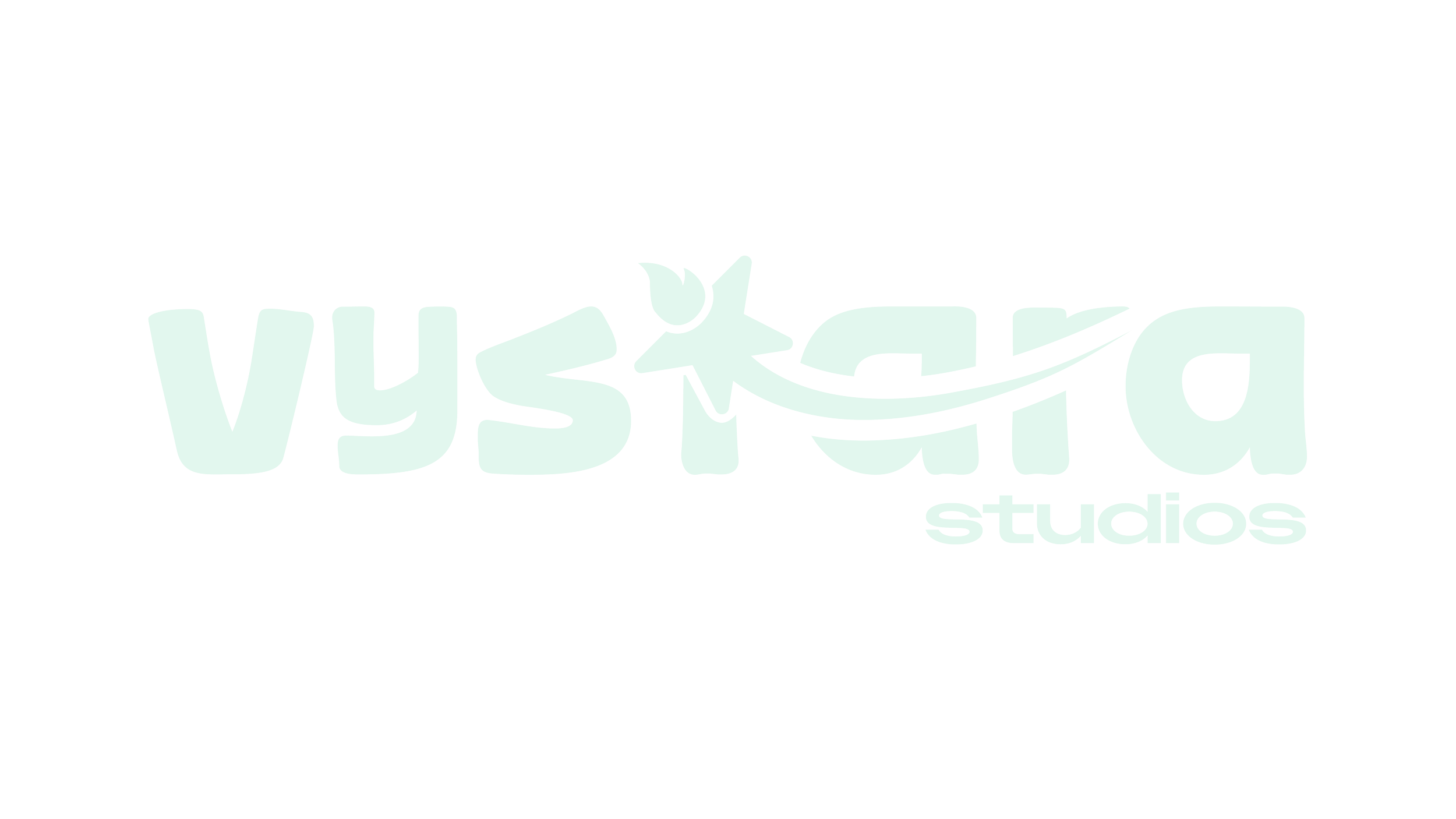 Logo with the text 'Vystara Studios' featuring a star graphic within the design.