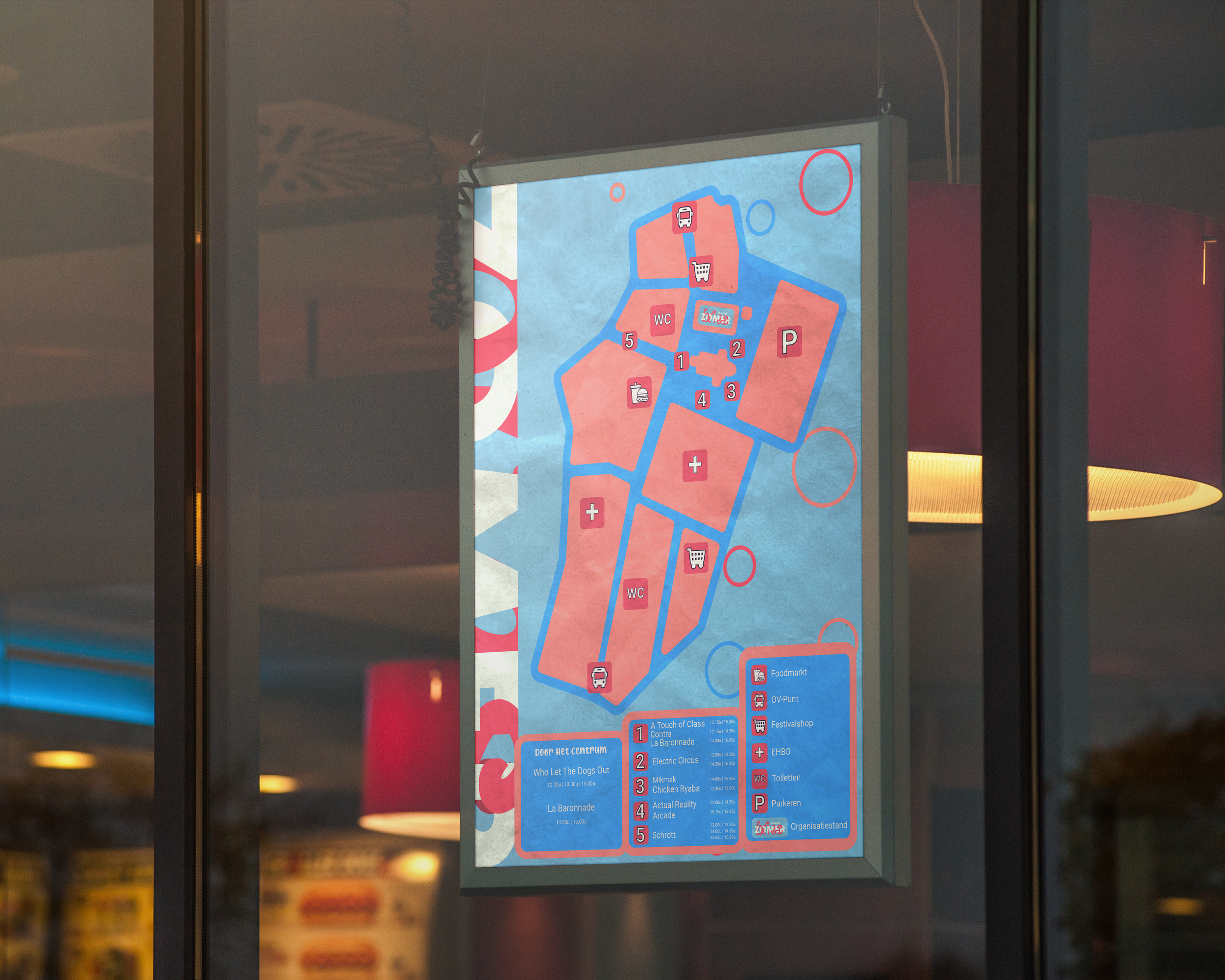 Full festival branding including website, logo, and merchandise design for Zomerbries event