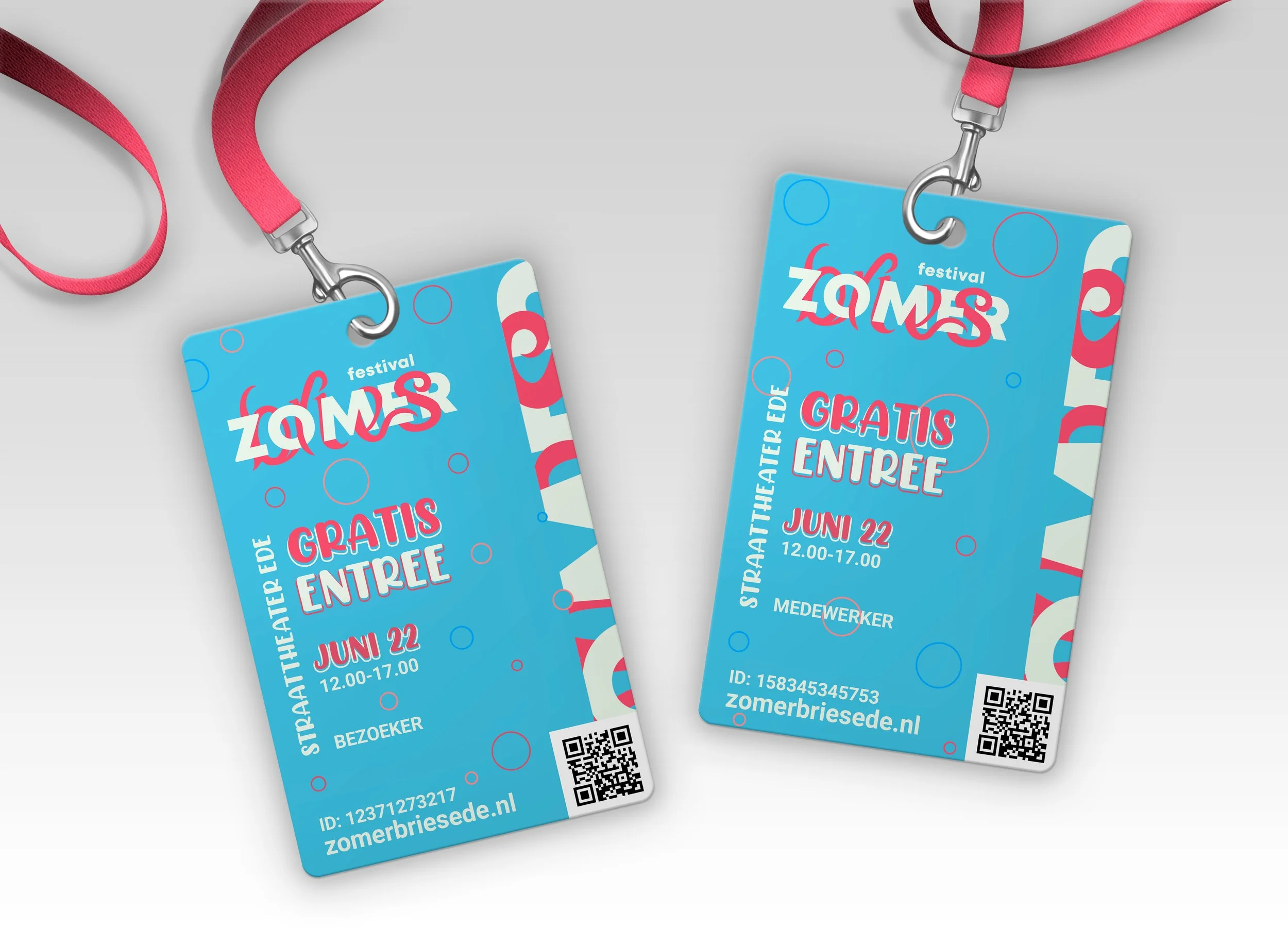 Full festival branding including website, logo, and merchandise design for Zomerbries event