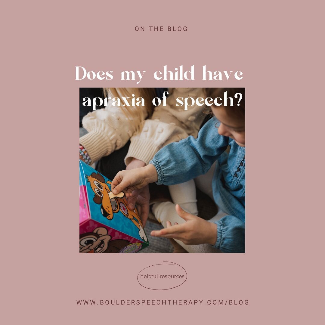 Childhood Apraxia of Speech Day!  May 14th is a special day at Boulder Speech Therapy.  To all of our Apraxia stars, we are so proud of you!  If you or someone you know is looking for more information about what CAS is, check out our blog. 🌟 #apraxi