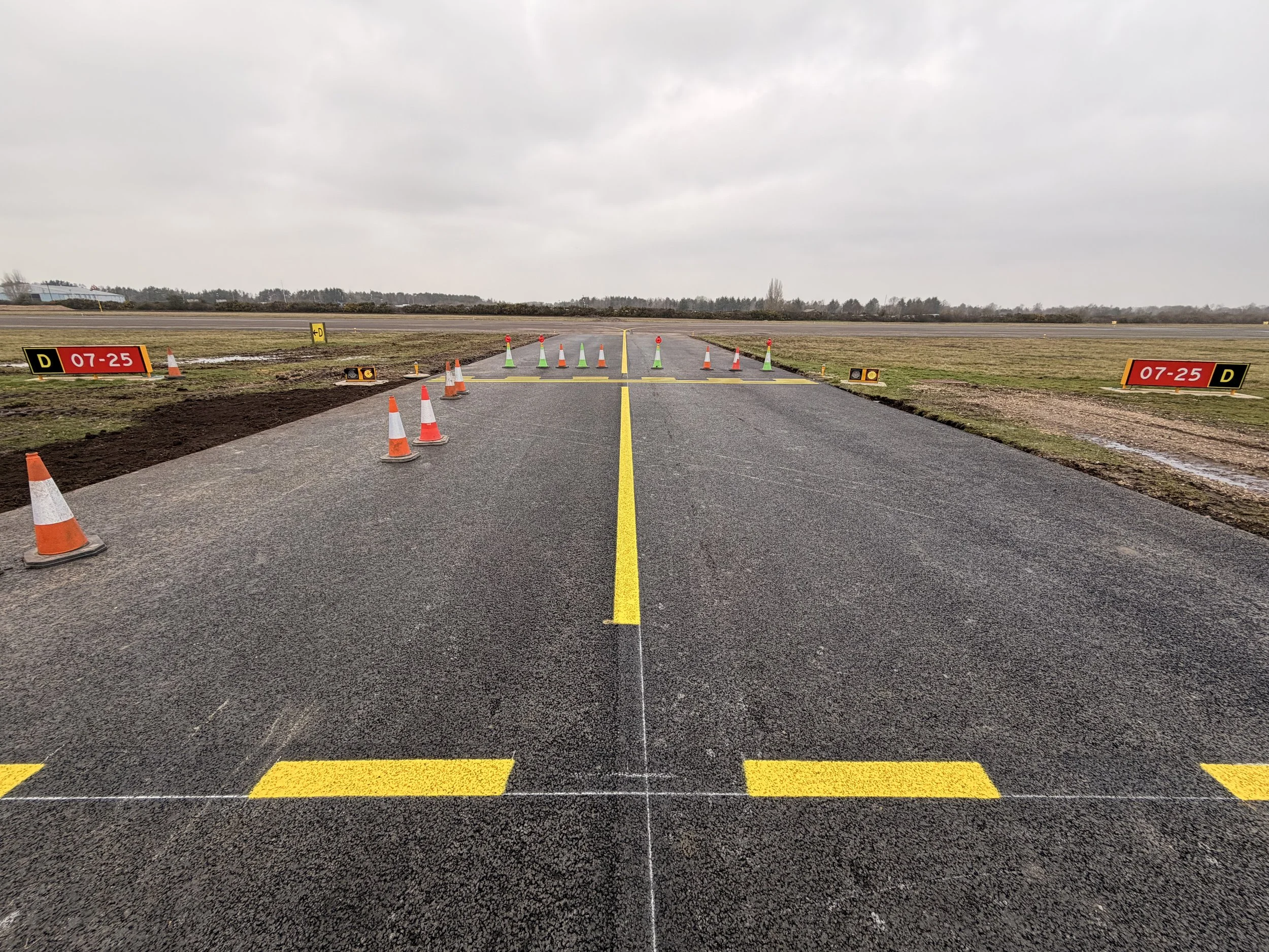 Taxiway D Reopening, Taxiway E West Closing