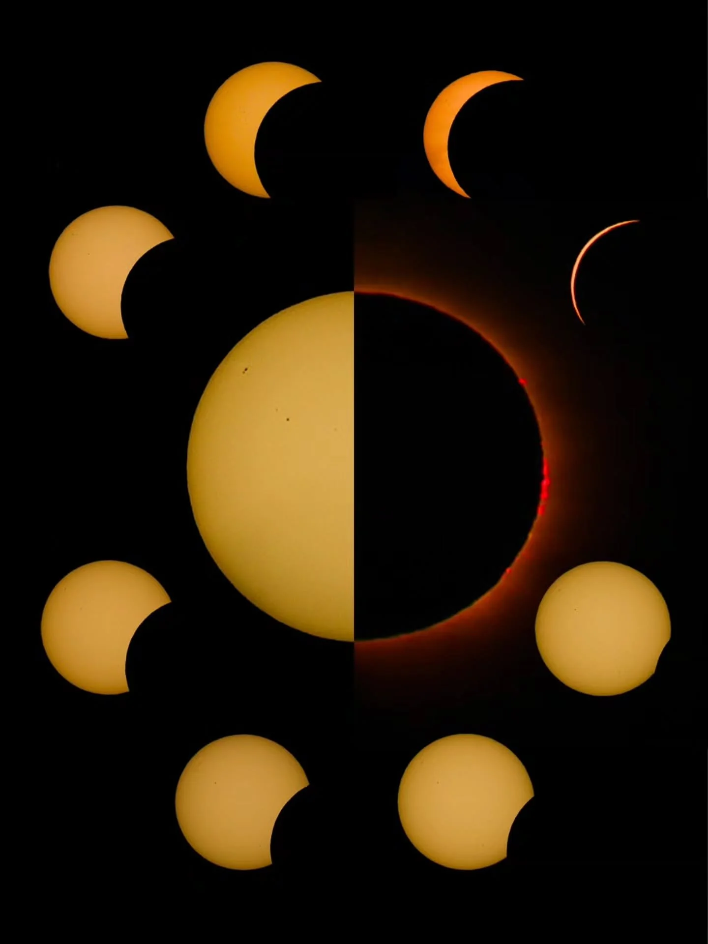 Full Solar Eclipse in Mallorca 🇪🇸🥰

📸 Pictures taken by my father 
🧑🏼&zwj;💻 Edited by me
.
.
.
#solareclipse #fullsolareclipse #mallorca #astro
