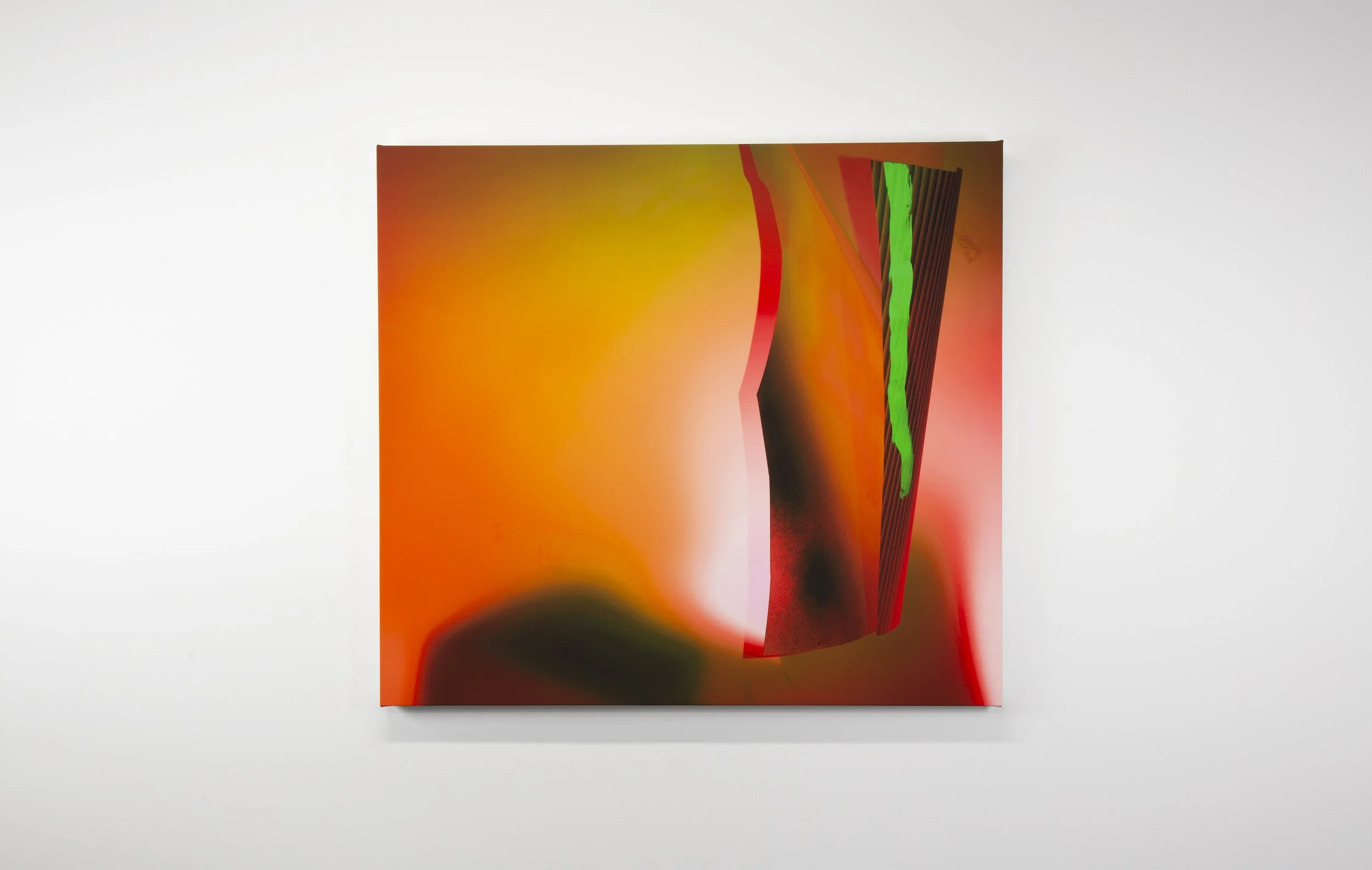 'Onlooker' 2024 Archival Ink and Acrylic on Canvas 36 x 40 Inches