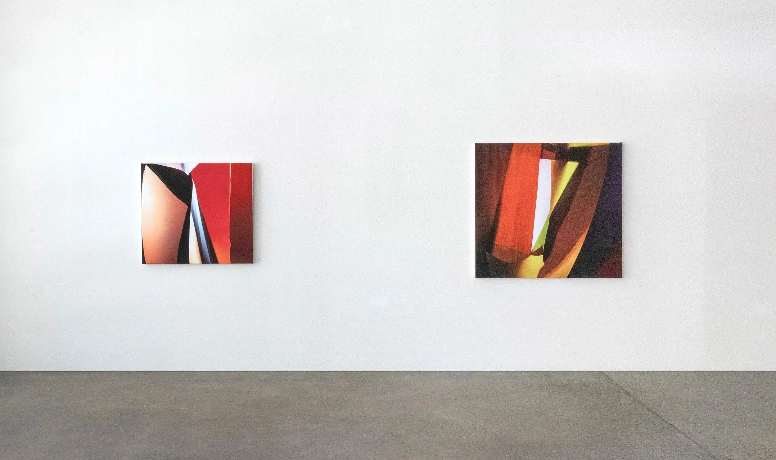 'Only Two' and 'Right Through' in 'The Weight of My Attention' 2026 Robischon Gallery Denver, Image Courtesy of the Gallery