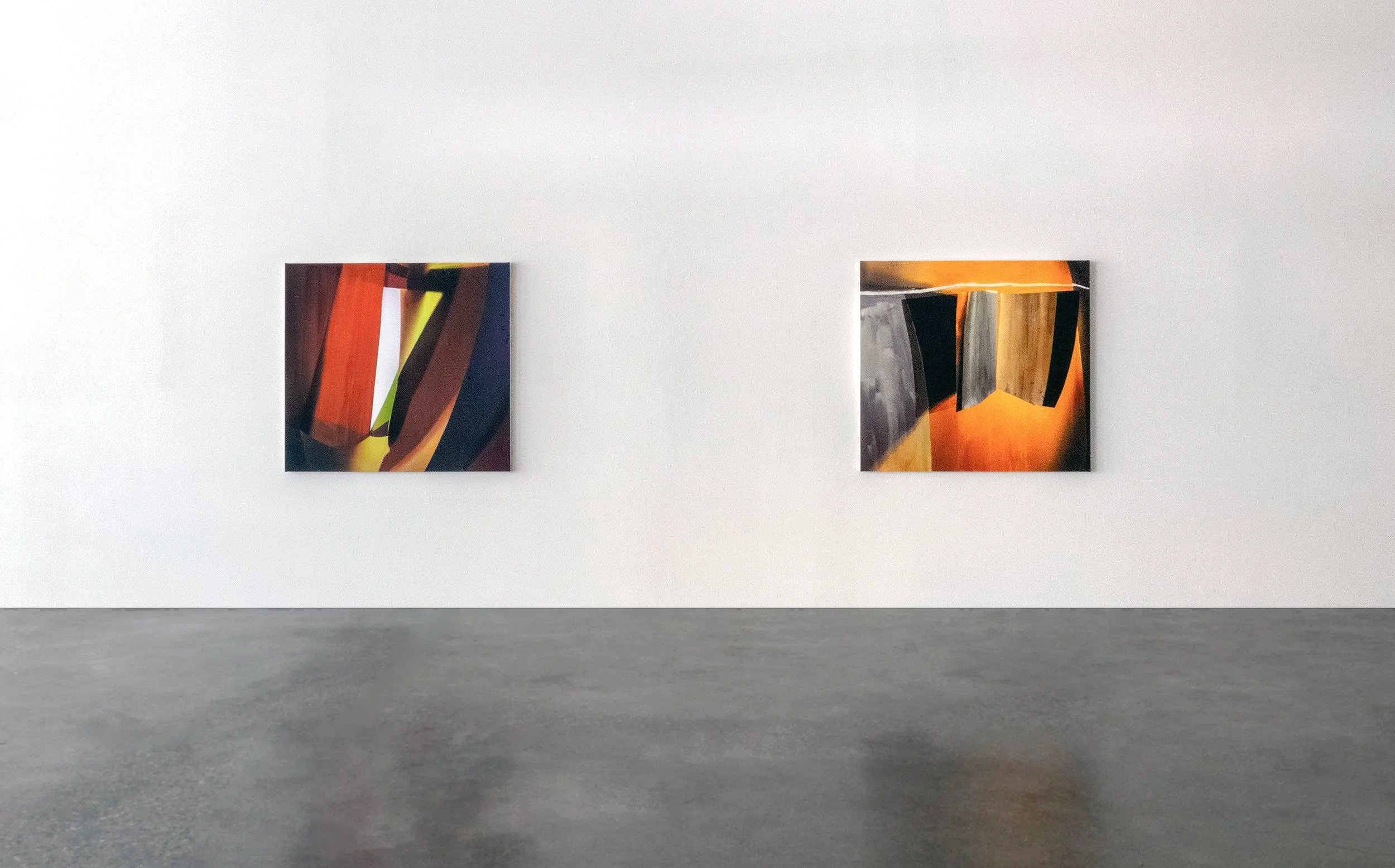 'Right Through' and 'Sequence' in 'The Weight of My Attention'  2026 Robischon Gallery Denver, Image Courtesy of the Gallery