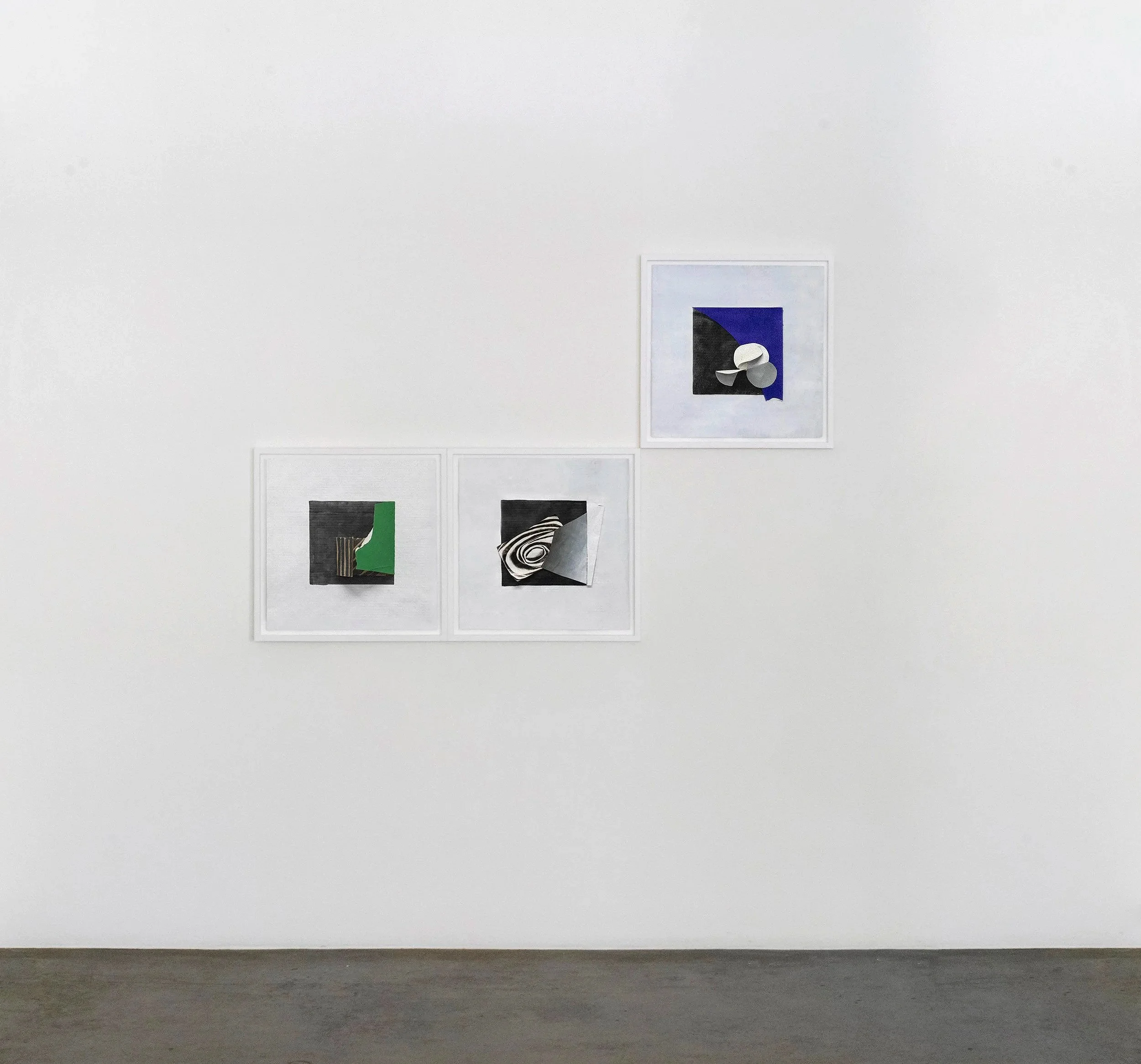 'Small Fires 1, 5, 8' in 'The Weight of My Attention' 2026 Robischon Gallery Denver, Image Courtesy of the Gallery