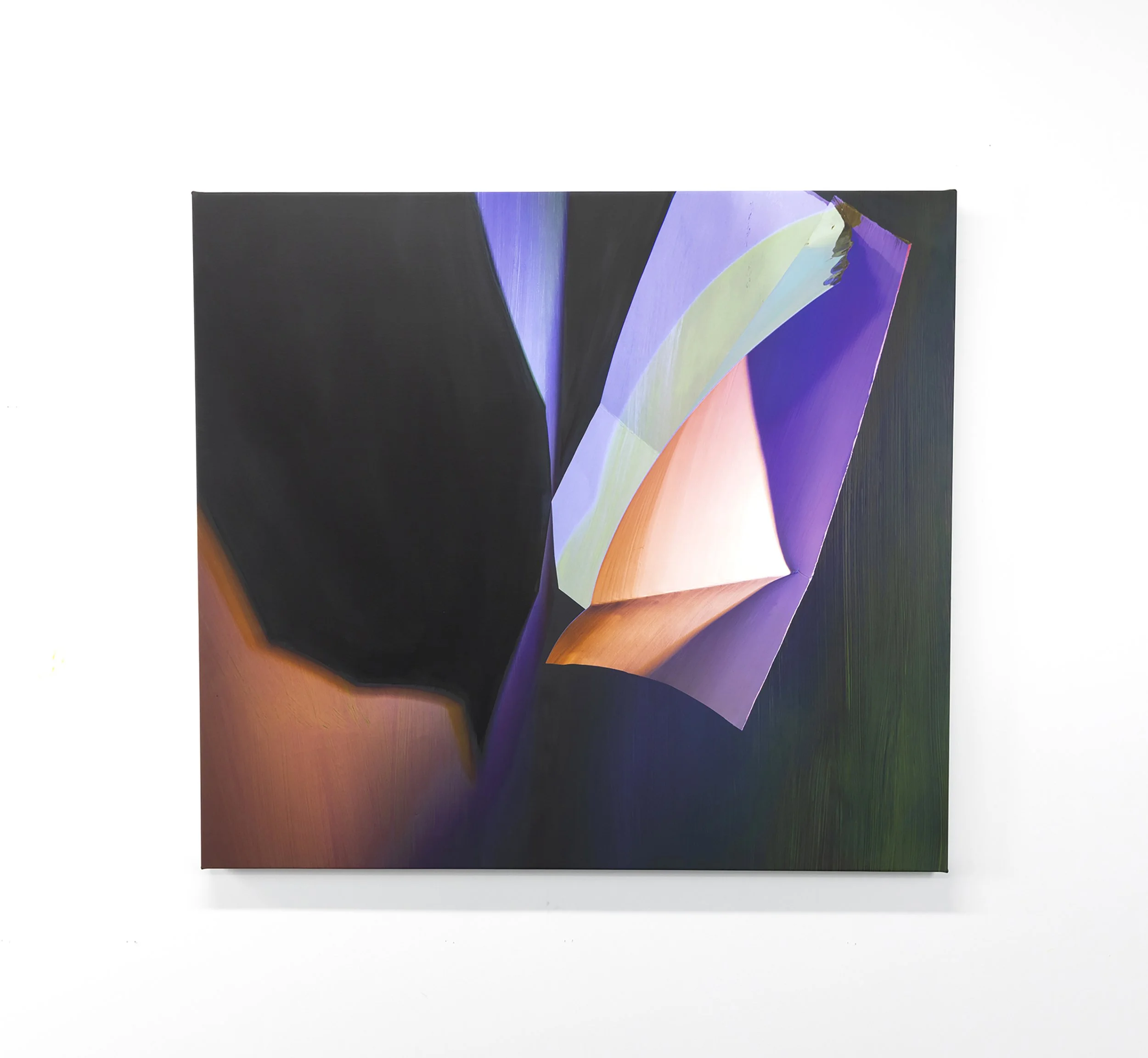 Folded Open 2025 Archival Ink and Acrylic on Canvas 36 x 40 Inches