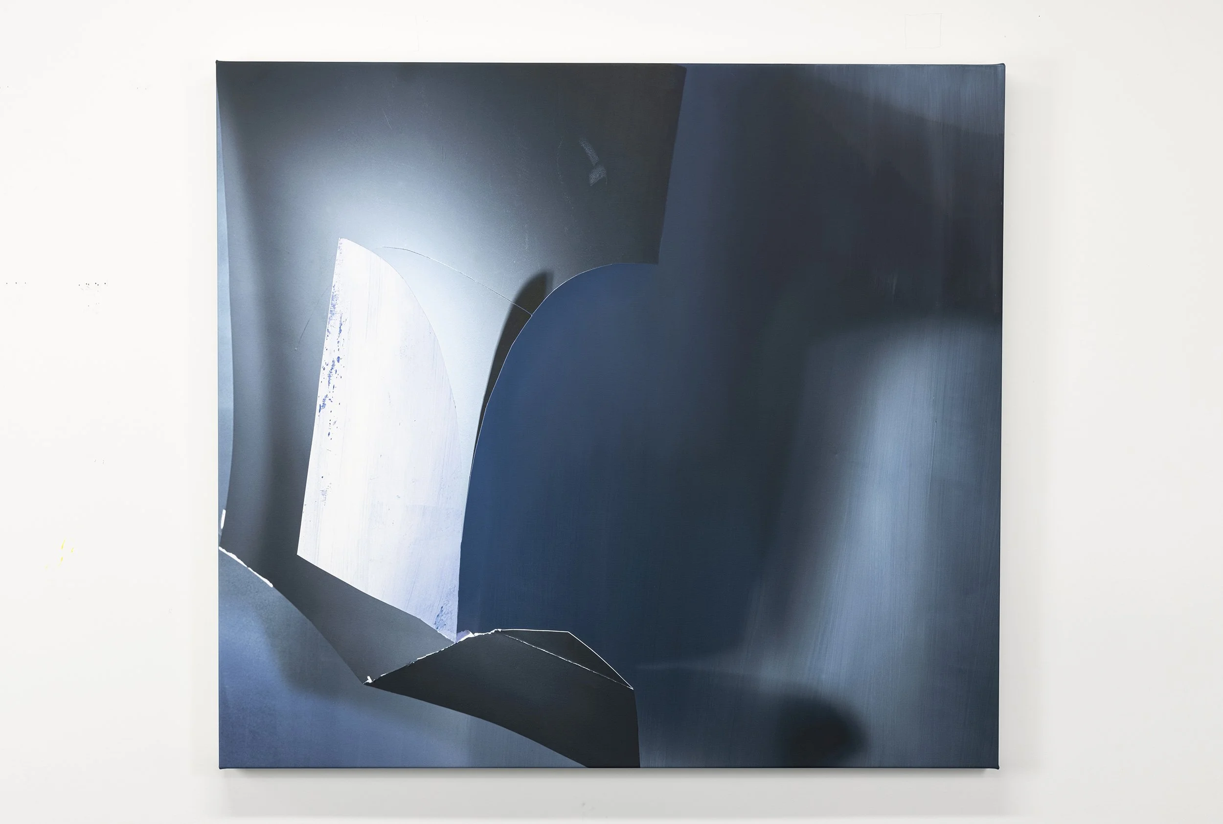 Day for Night 2025 Archival Ink and Acrylic on Canvas 36 x 40 Inches