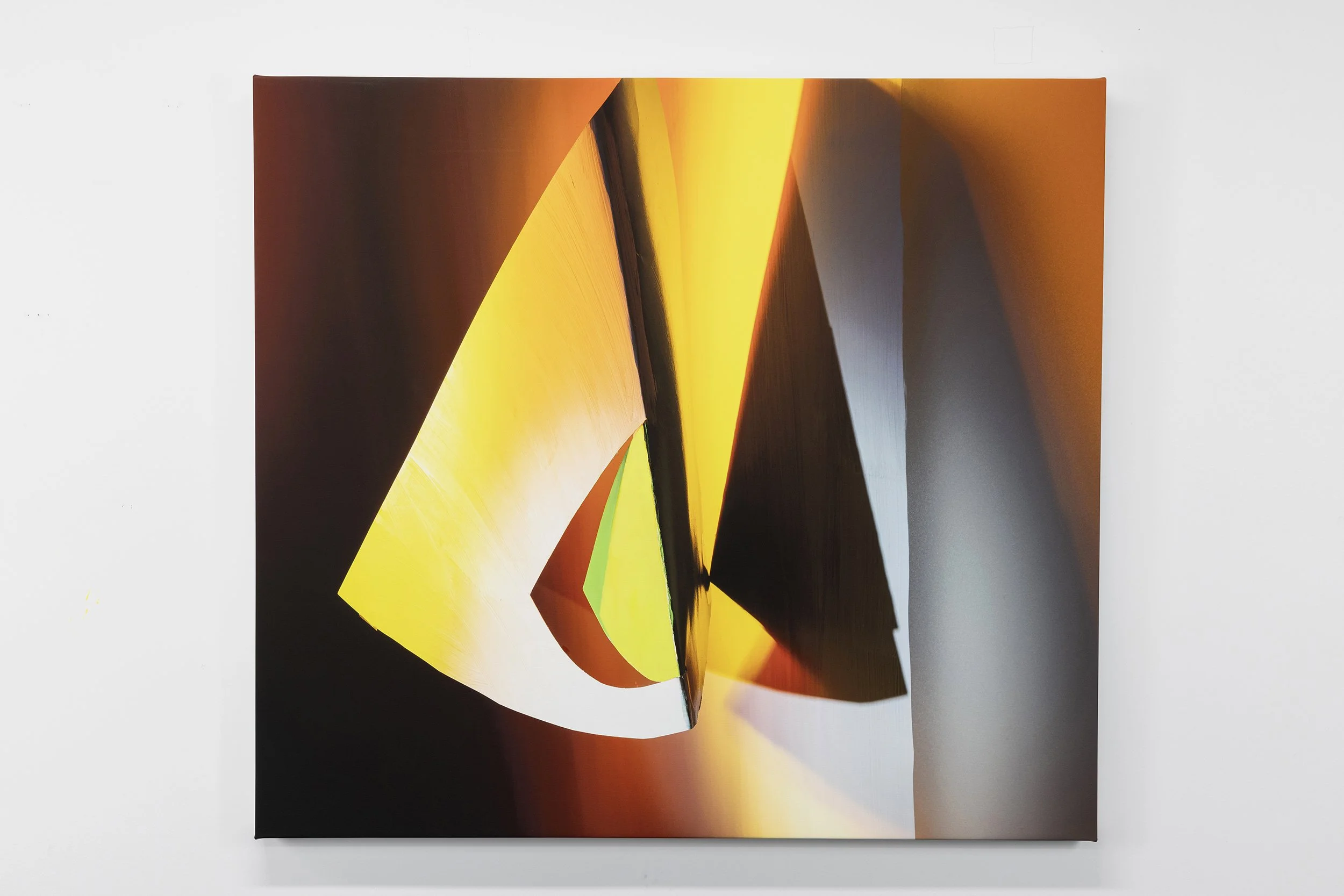Outburst 2025 Archival Ink and Acrylic on Canvas 36 x 40 Inches