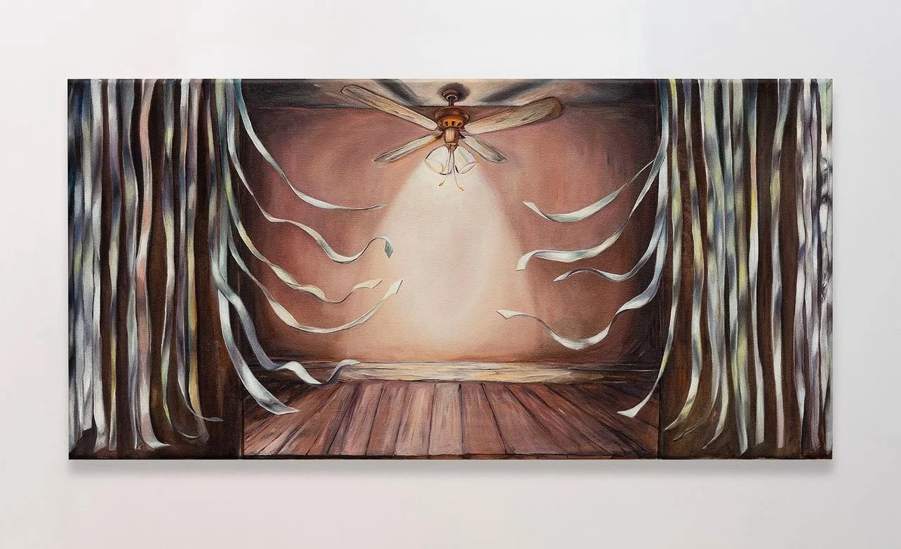 Chorus II, 2023, oil and acrylic on canvas
40 x 80 cm