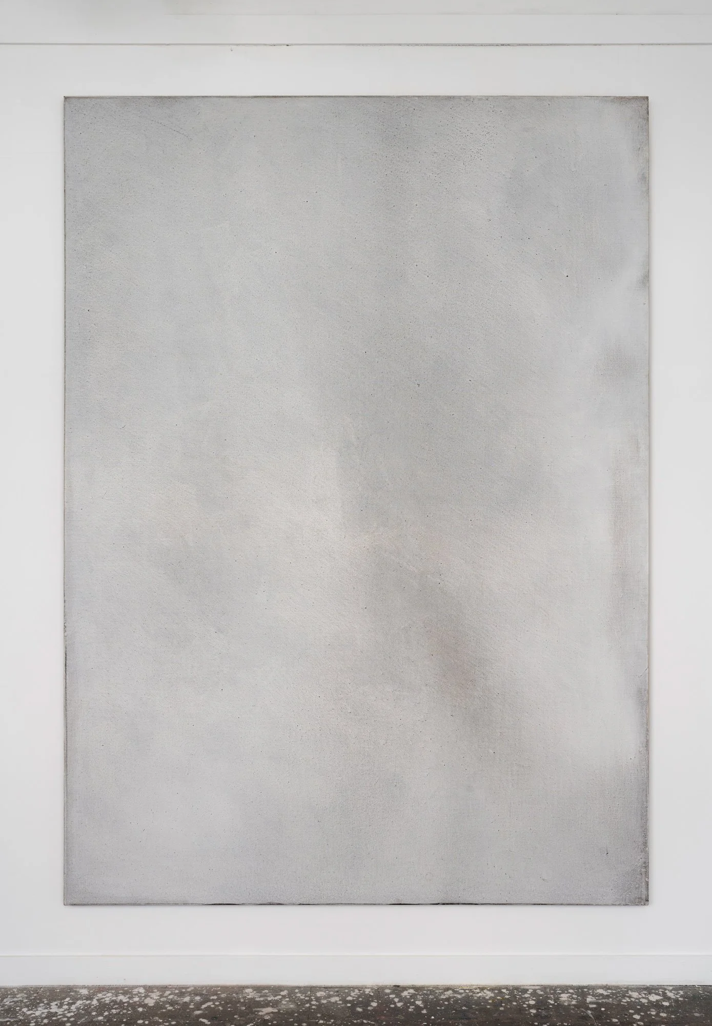 Azores #1, 2025, volcanic rock, linen and wood, 274 x 198 x 3.5 cm