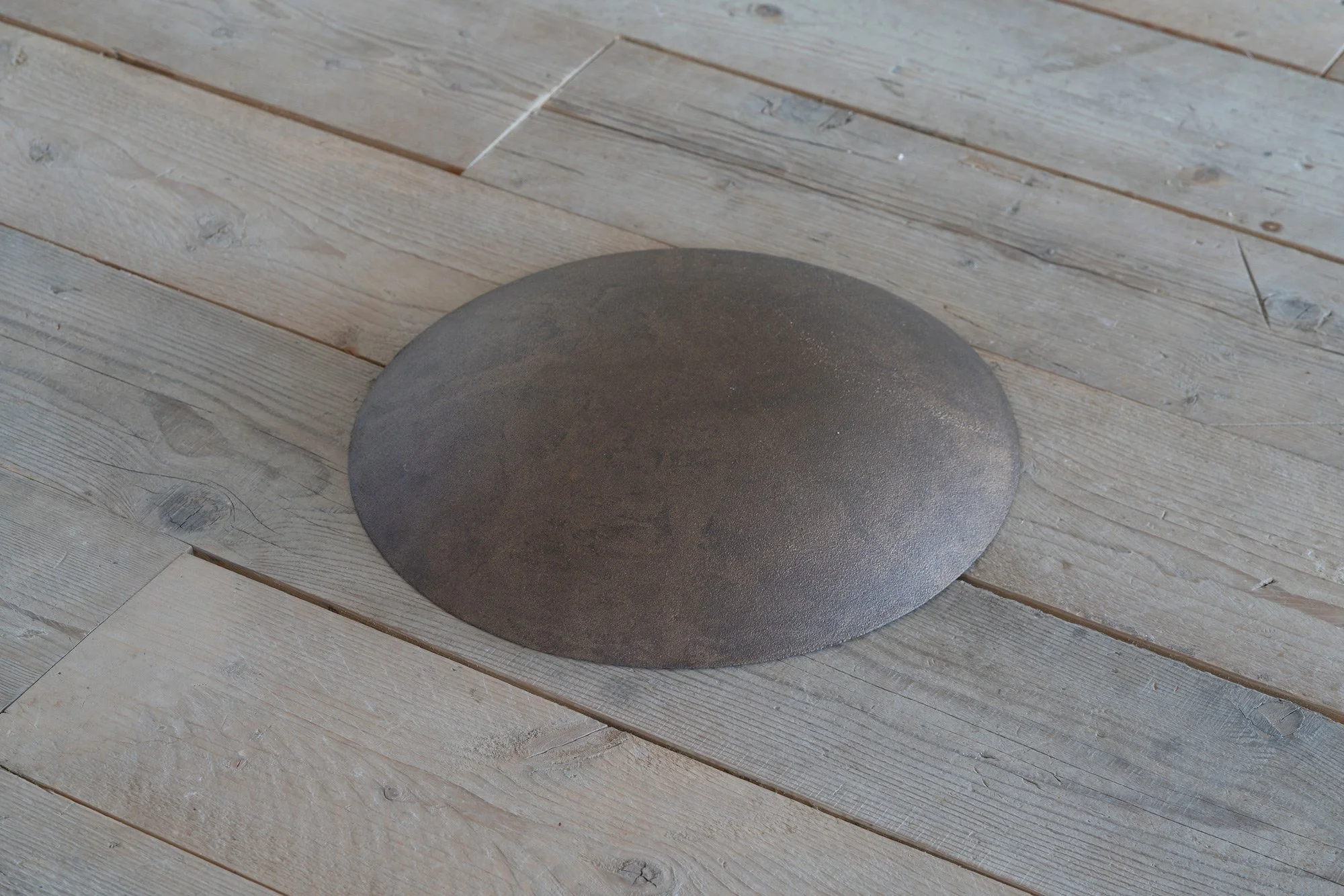 From Earth, 2024, silicon bronze, 8 x 41 x 41 cm