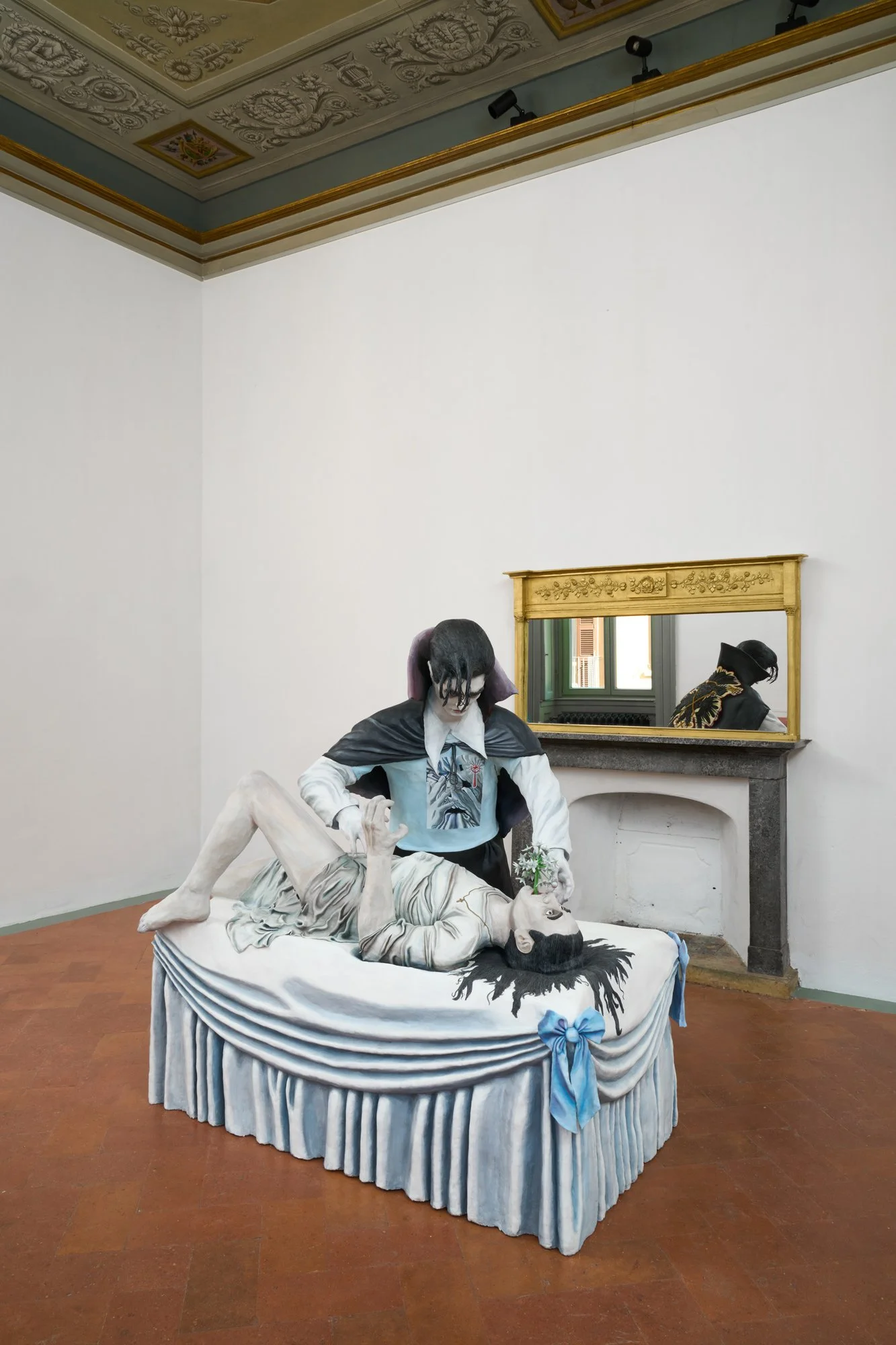 And To Whomever You May Seduce I Hope They Soon Realise Your Agony, 2022, oil on mixed media, 185 x 205 x 165 cm