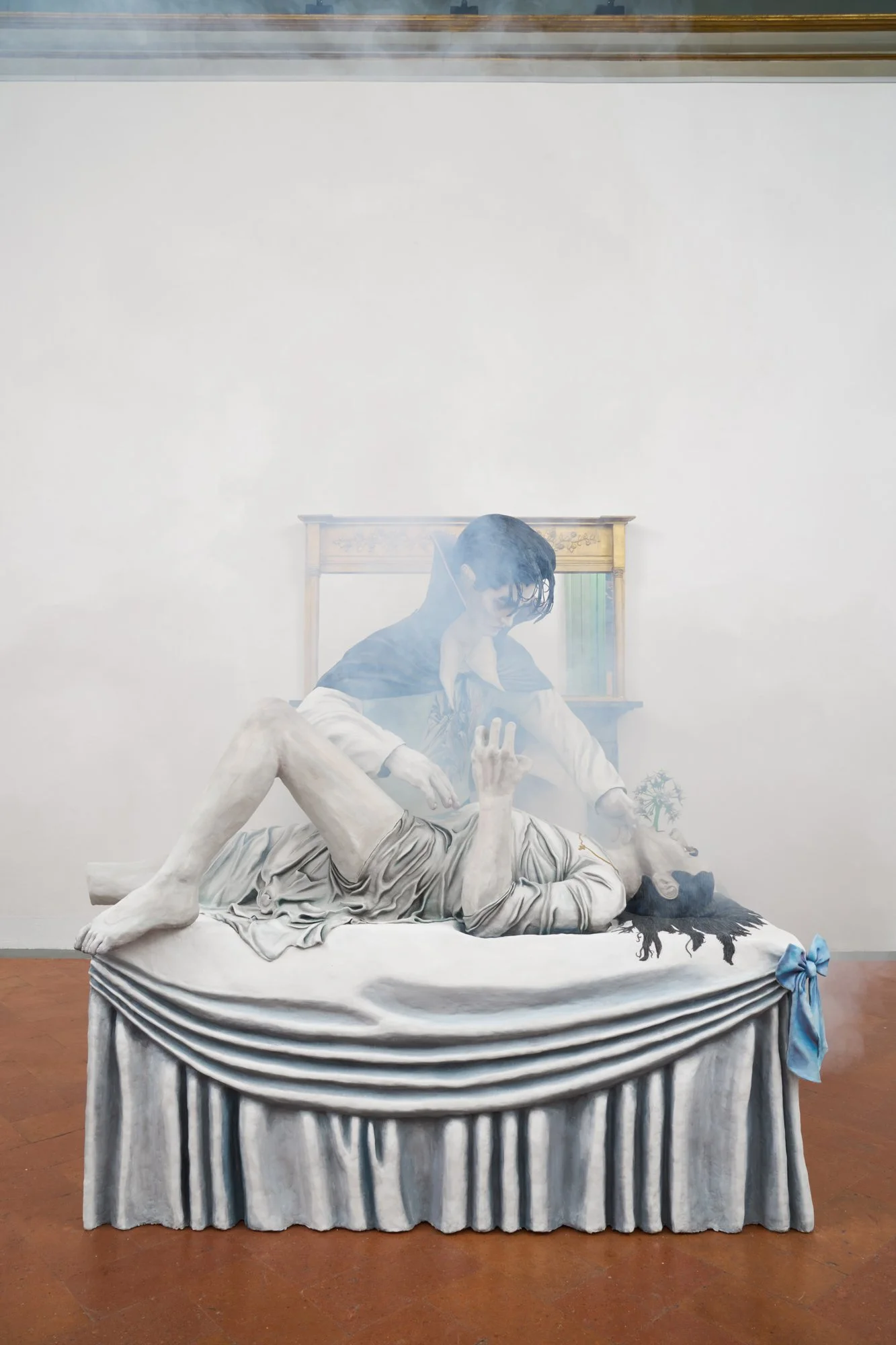 And To Whomever You May Seduce I Hope They Soon Realise Your Agony, 2022, oil on mixed media, 185 x 205 x 165 cm