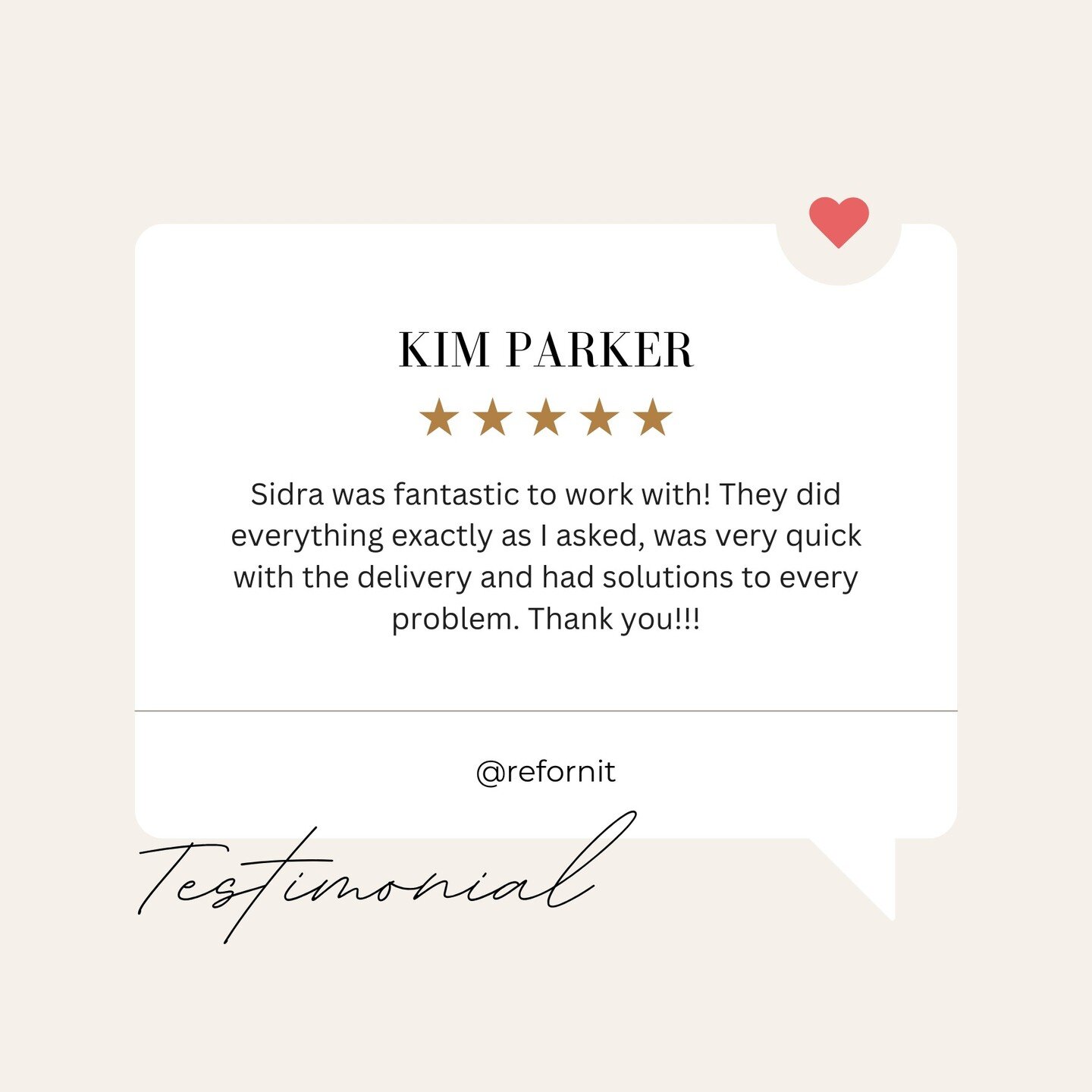 Client Love 💖
We're beyond thrilled to share this glowing review from our amazing client! ✨ It was pleasure bringing their dream website to life. 💻🎨

Their words truly motivate us to continue creating exceptional web experiences. We're dedicated t