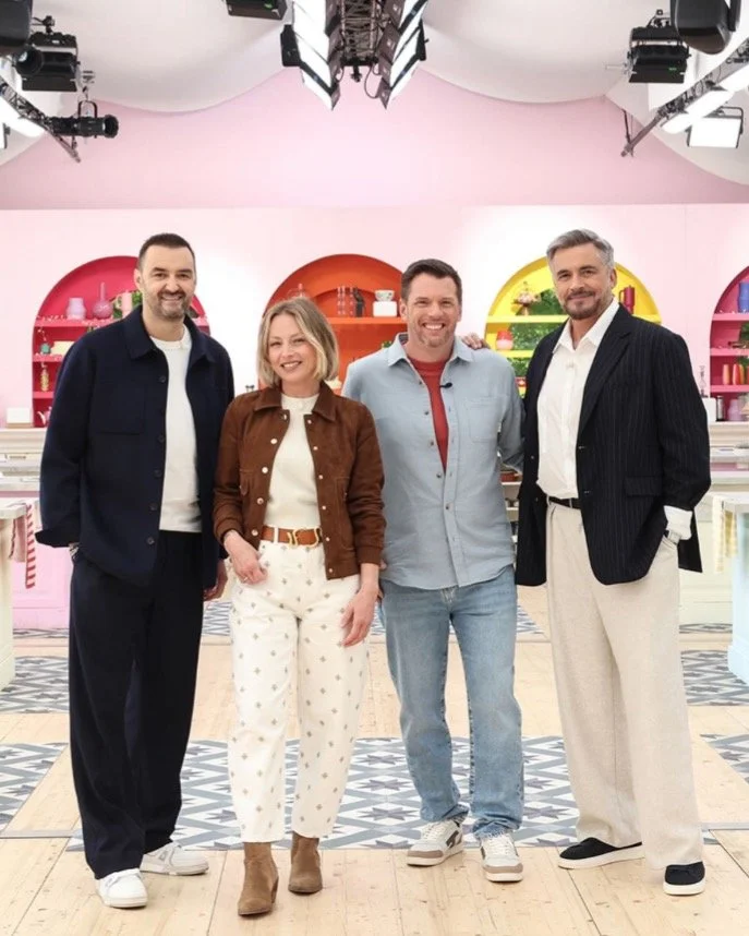 Le tournage du Meilleur P&acirc;tissier, &ccedil;a commence maintenant !

Bienvenue sous la tente @latelierderoxane, @tarayrenorbert et @olivierminneoff !

@cyrillignac @latelierderoxane, @tarayrenorbert @olivierminneoff @m6officiel @bbcstudiosfr @ki