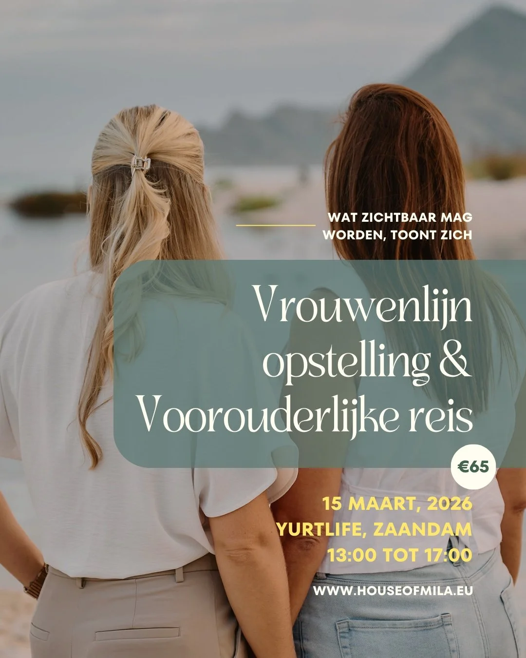 Vrouwenlijn opstelling & Voorouderlijke reis