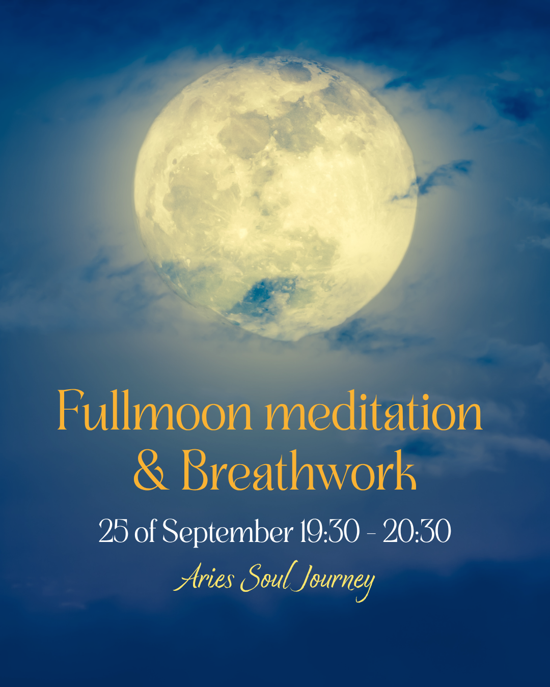 Meditatie bij volle maan & ademhalingsoefeningen 