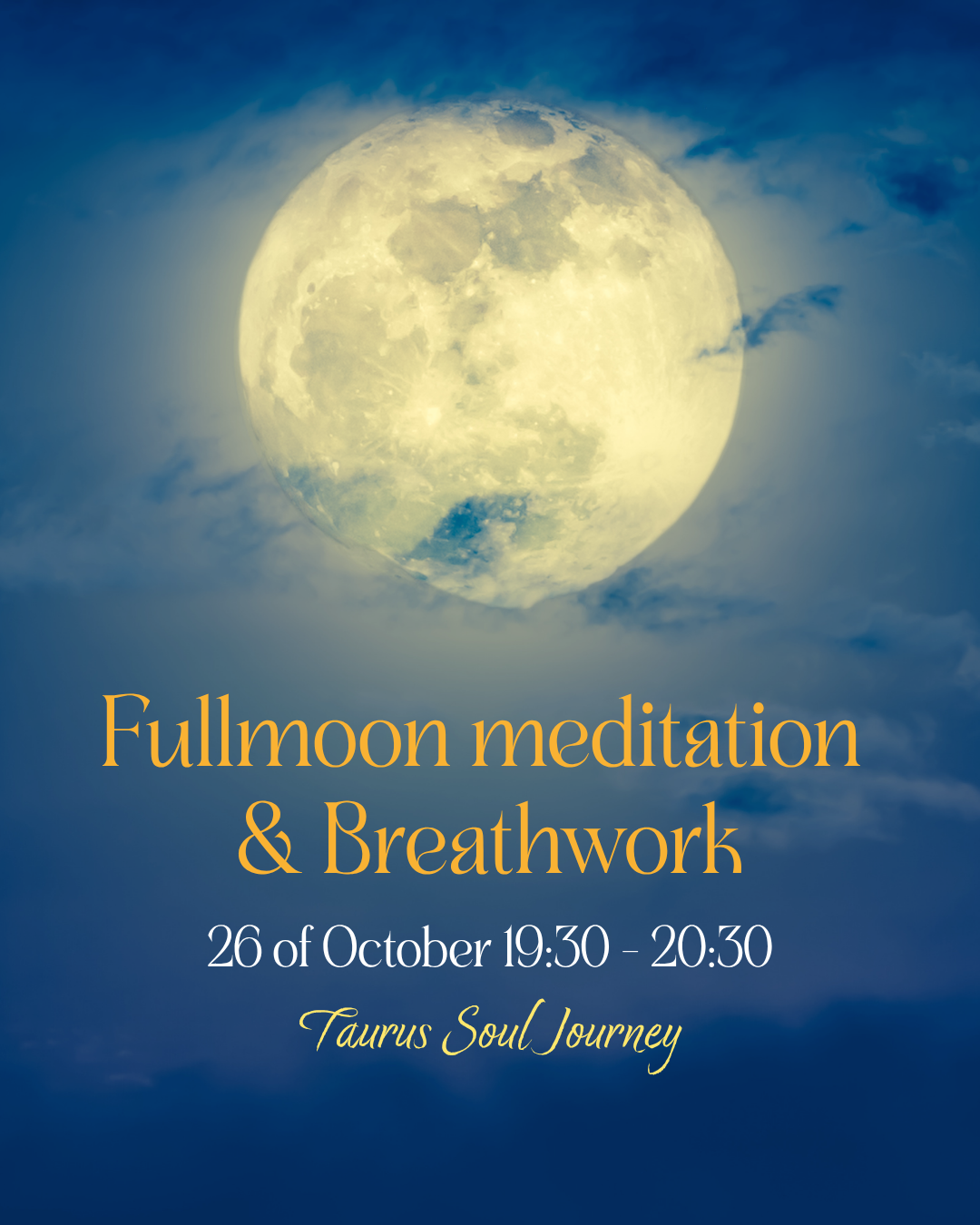 Full moon meditation &amp; Breathwork  (Copy)