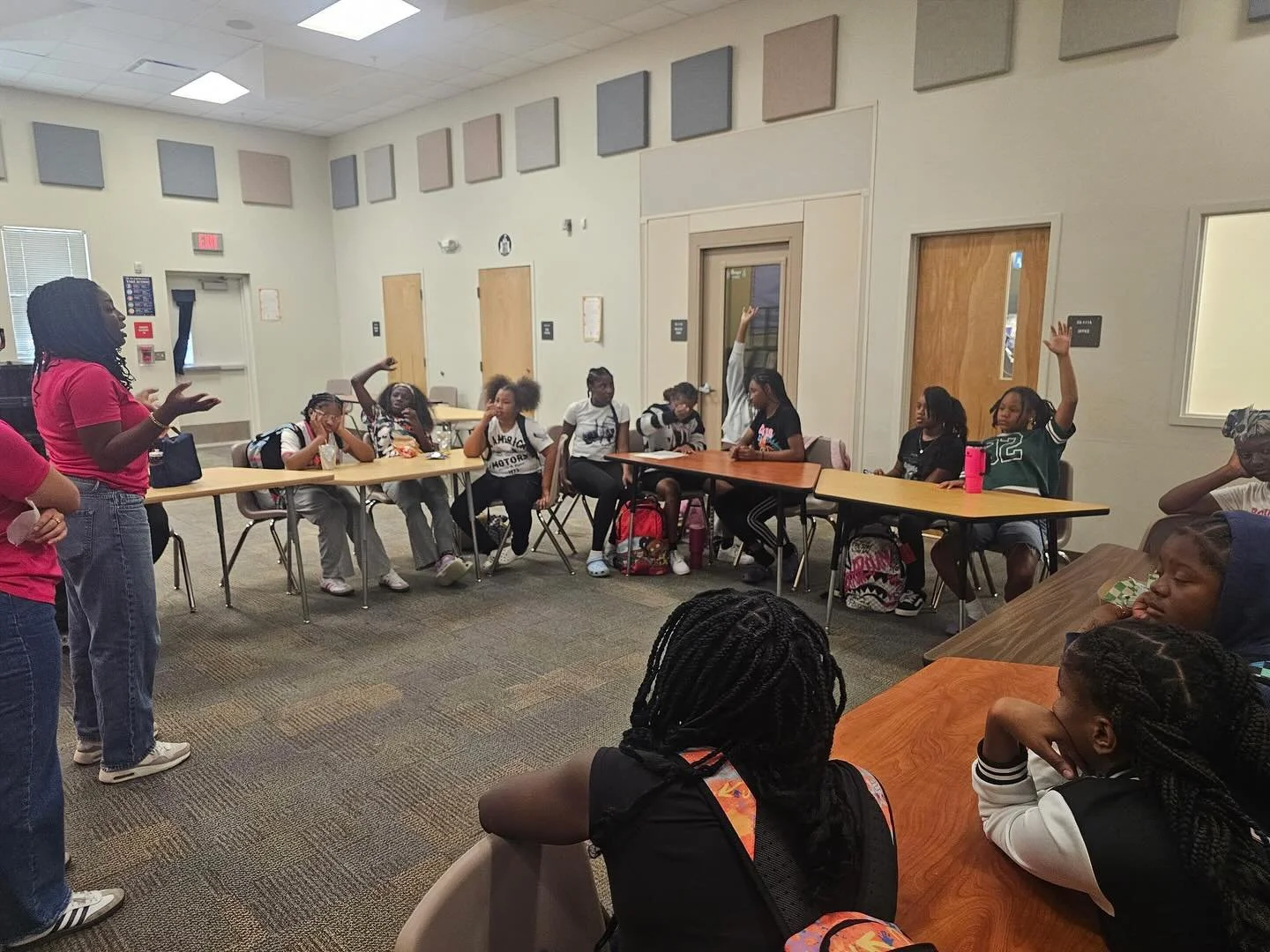 ✨Wonderful Wednesday✨💖

Today, TGI had the pleasure of mentoring and teaching leadership development to AICE middle school students through our Lunch and Learn program. This lovely program lets TGI instill all the necessary tools that the girls need