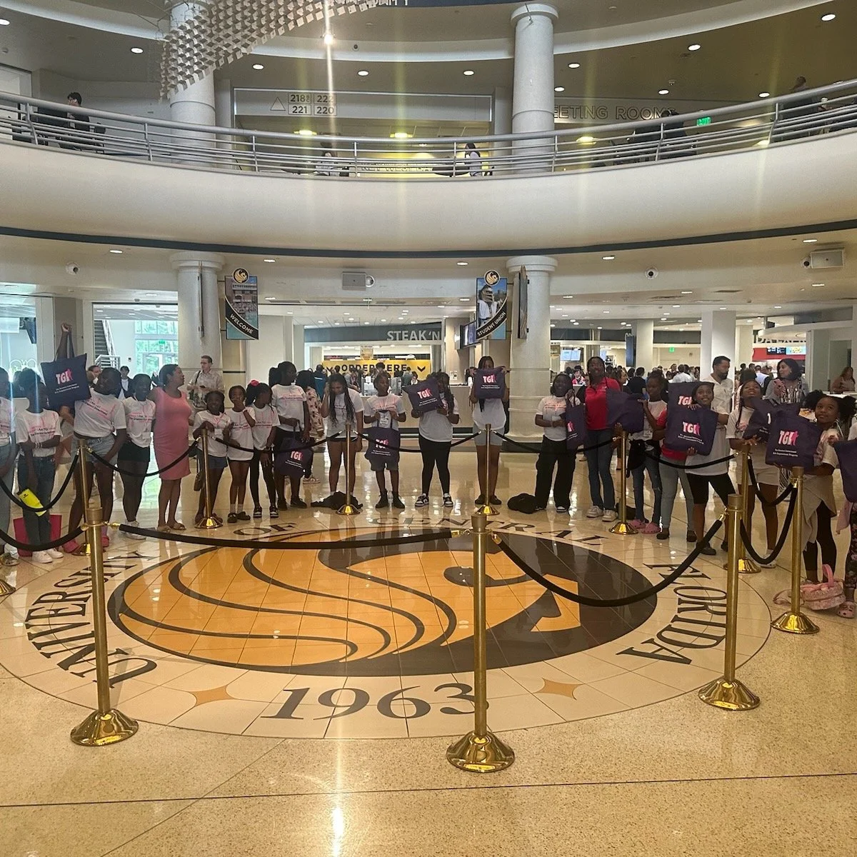 It's Flashback Friday!💞 On July 11, 2024 TGI took a tour of UCF Campus lead by the UCF Chapter of Black Female Development Circle! TGI loves when we get a chance to take a tour of our city's university. The girls got learn about the history of UCF a