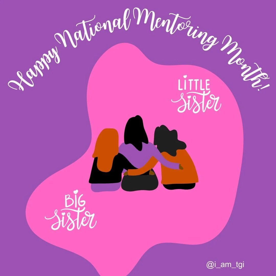 Happy Friday and Happy Mentoring Month! 💜💕
Swipe right to see some of TGI&rsquo;s memories of mentorship! We take pride in mentoring young ladies to become the strong and fierce leaders of tomorrow that we know they are. If you are interested in jo