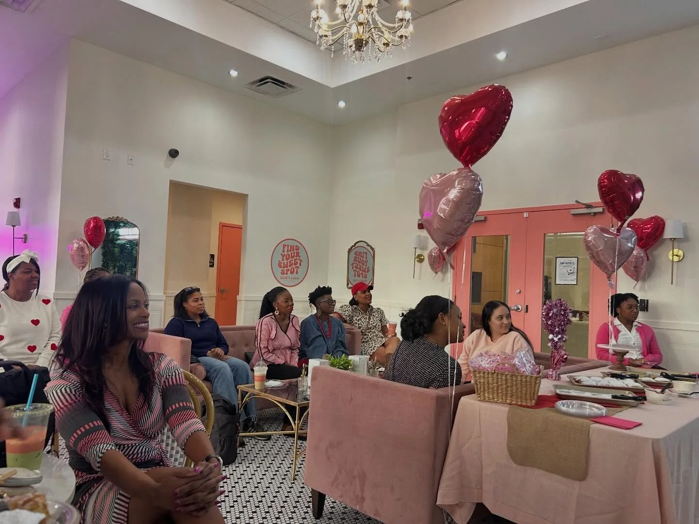 It&rsquo;s Flashback Friday! Take a look at how our lovely Galentines Volunteer Meet Up went last night. Thank you to all the interested volunteers who showed up. We had a wonderful time sharing in our love for service and  TGI!🩷💜

#IamTGI