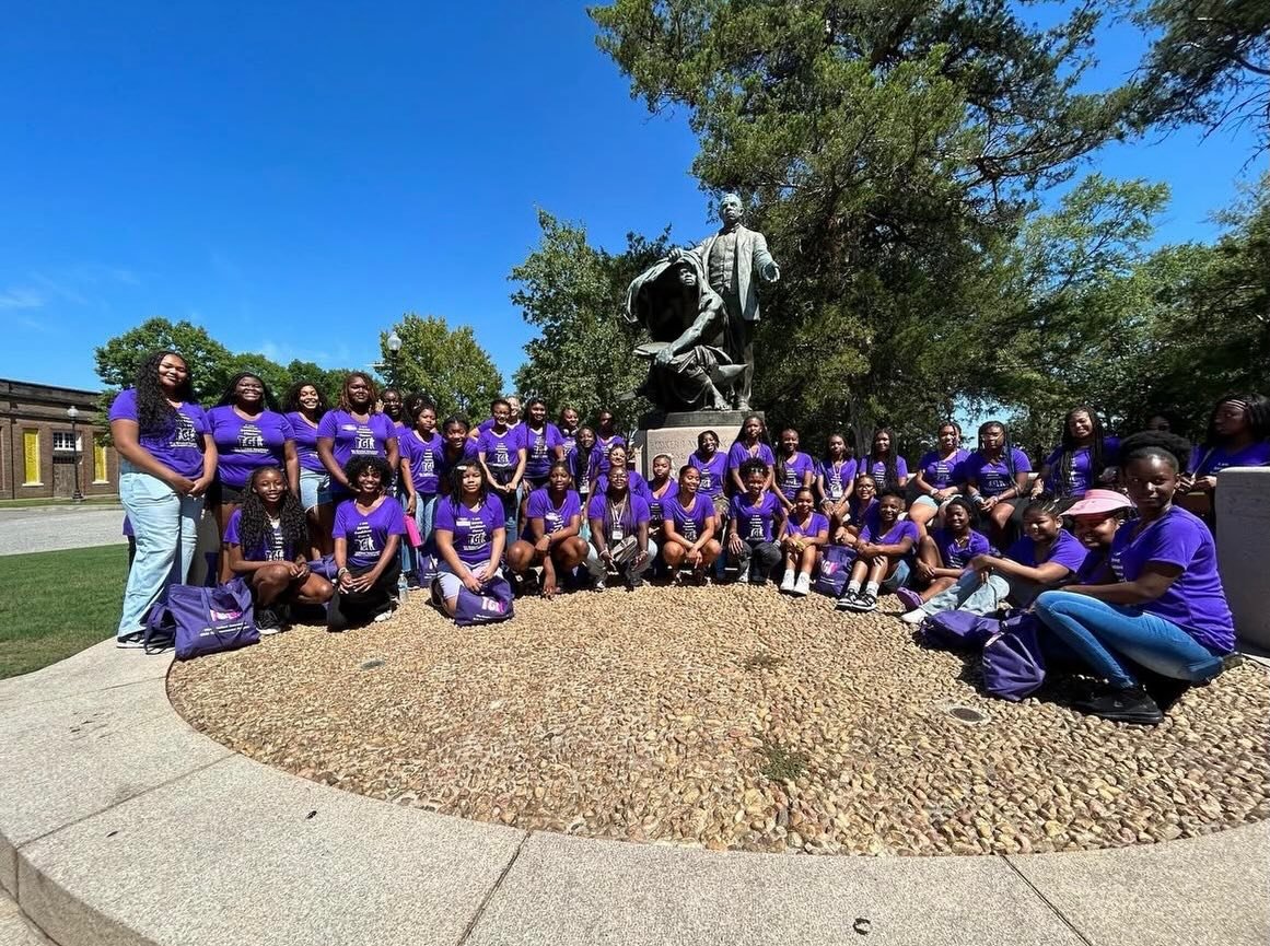It&rsquo;s Flashback Friday! Lets take a look back at when TGI visited Tuskegee University, a historically black college founded in 1881 by Booker T. Washington! 🩷💜 

#HappyBlackHistoryMonth