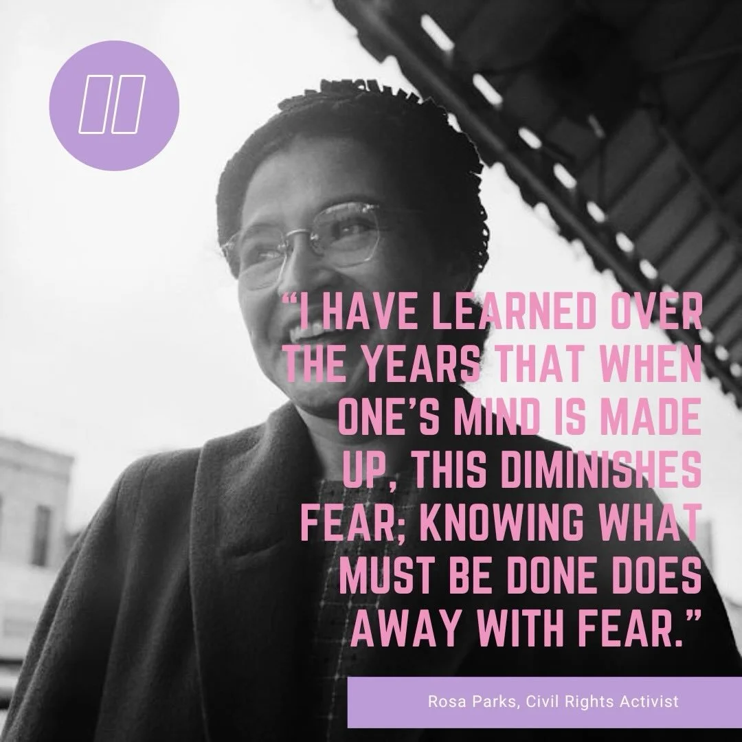 It&rsquo;s Motivational Monday and this next inspiring quote is from none other than THEE Rosa Parks! 💜💕

#womenshistorymonth♀️