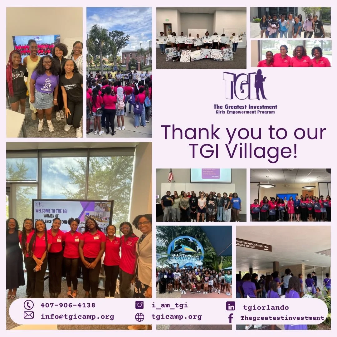 Thank you to our TGI Village! 

Our hearts are full💜

Thank you to every parent, educator, mentor, and partner who helped a young lady take the first step toward her leadership journey. We received an incredible wave of applications for Summer 2026!