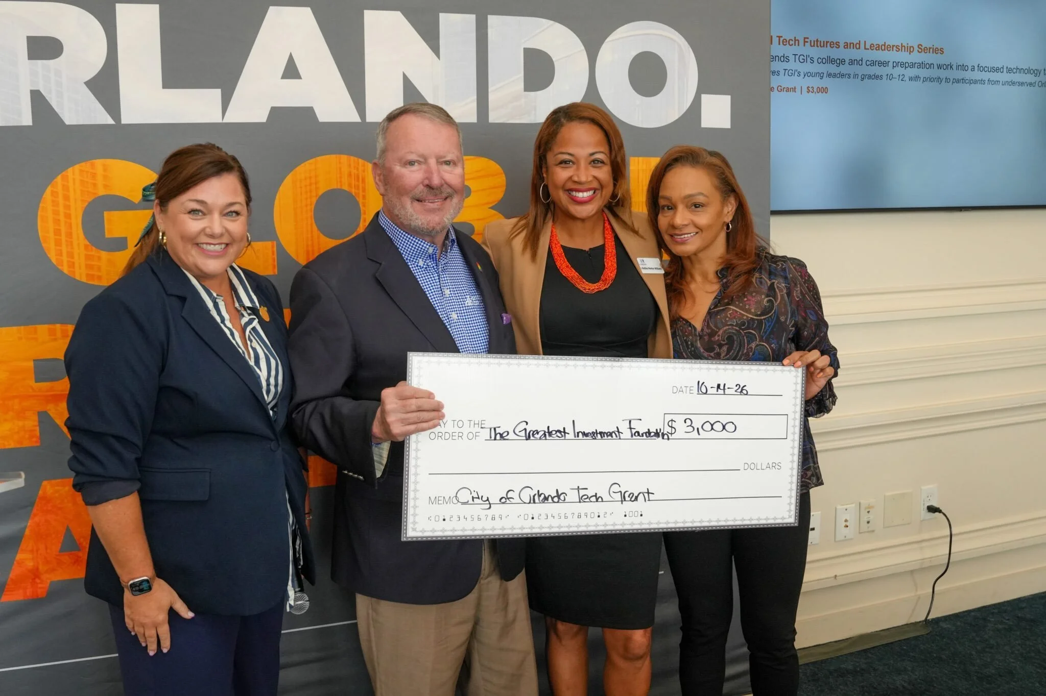 We&rsquo;re excited to share that TGI has been selected as a 2026 Orlando Tech Grant Ignite Award recipient! 🎉

This opportunity will help our young leaders explore the world of technology through responsible AI, cybersecurity, digital product think