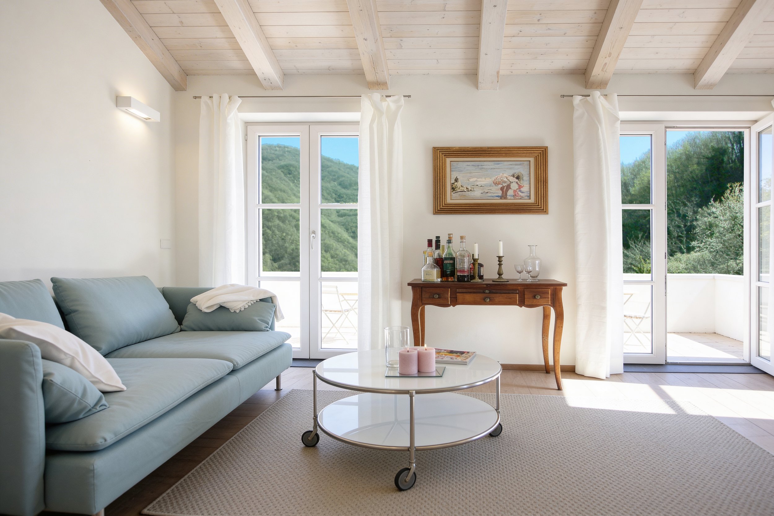 Neu aufgebautes Landhaus