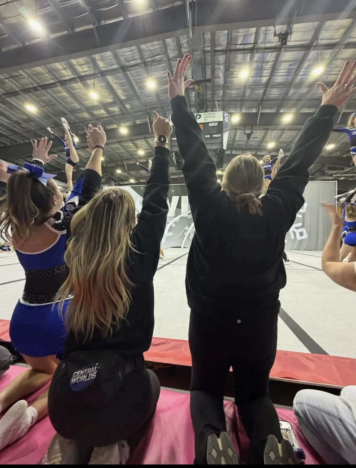 Fans cheering