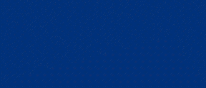 Blue background with abstract geometric shapes.