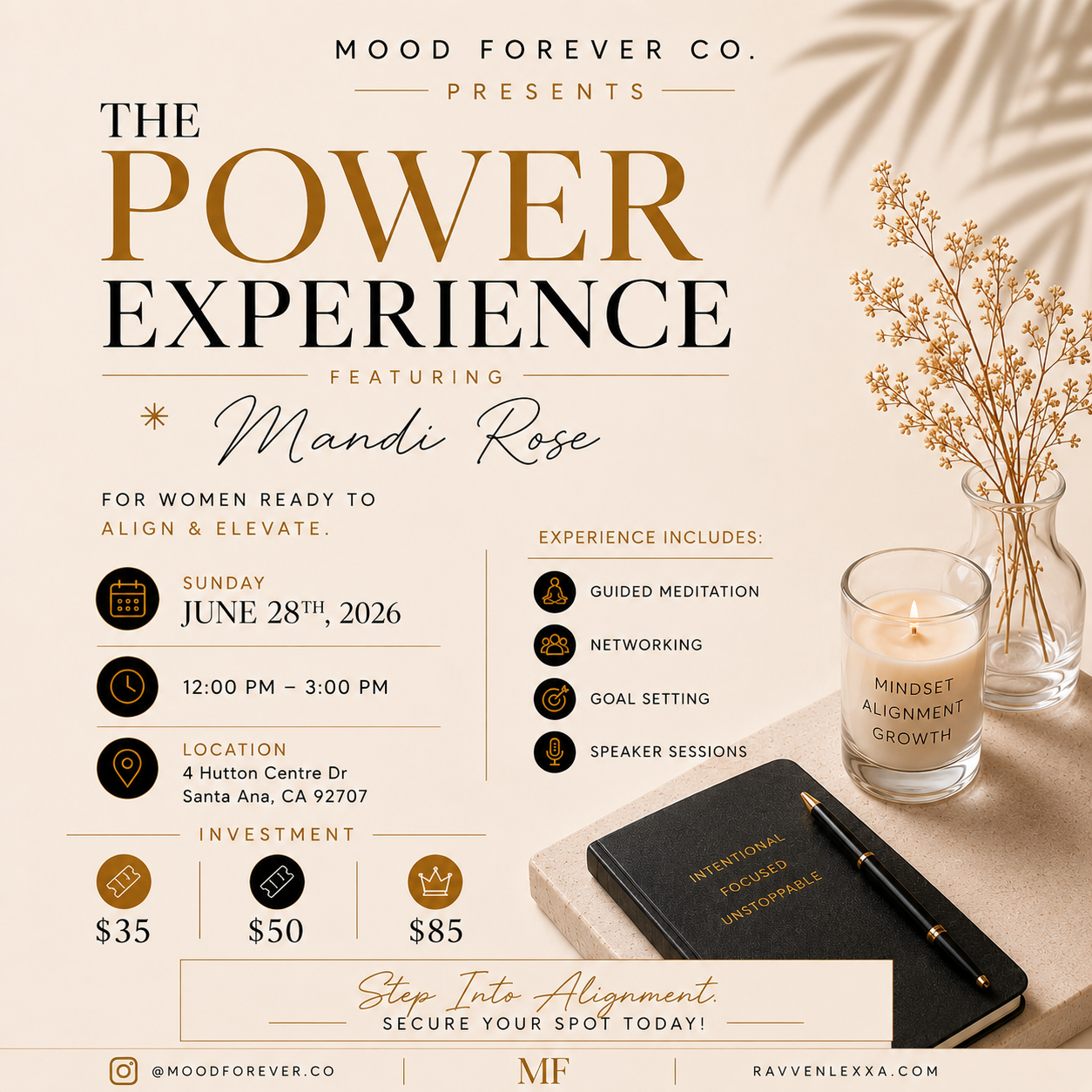 The Power Experience | Mood Forever x Mandi Rose collaboration