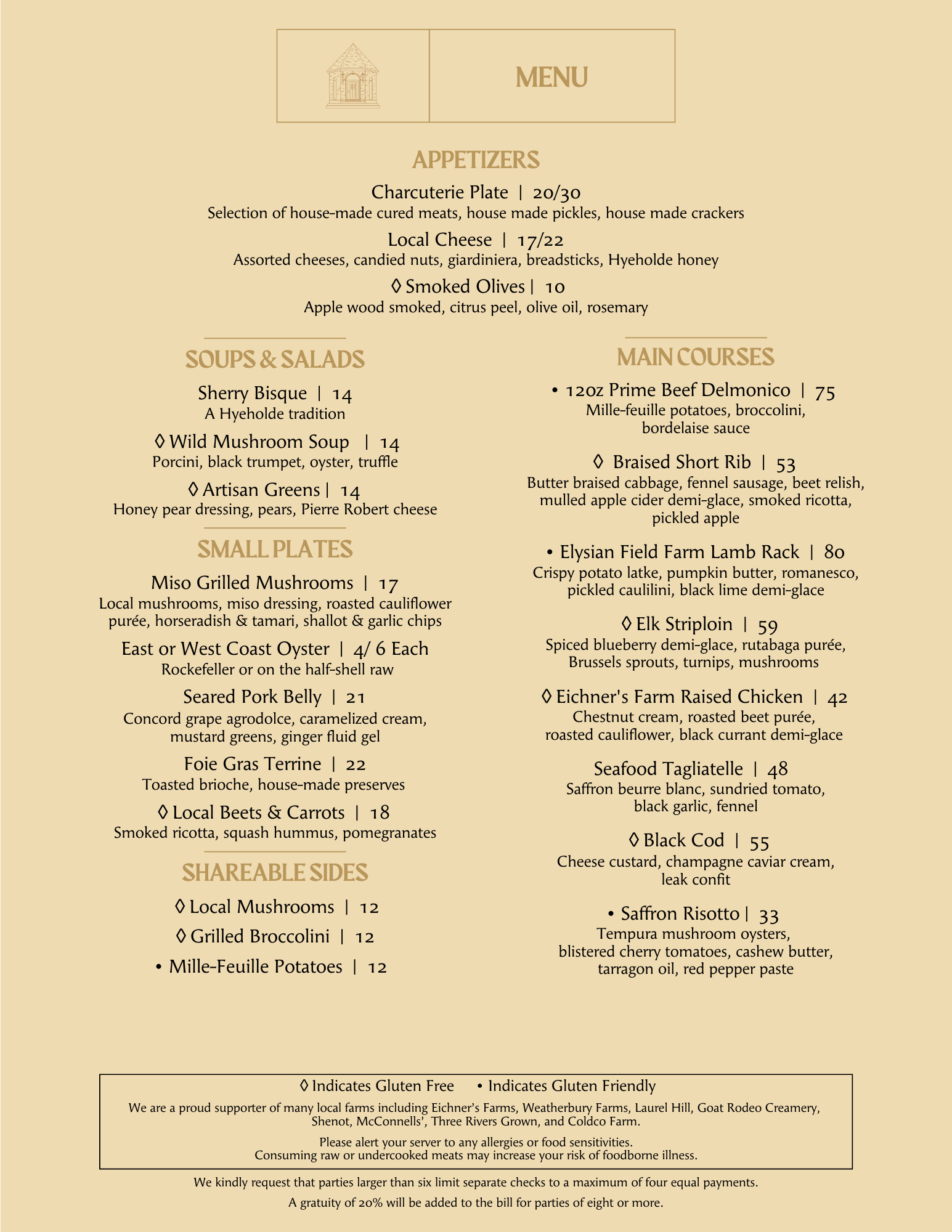 Heard Menu.pdf Our Menu — Hyeholde
