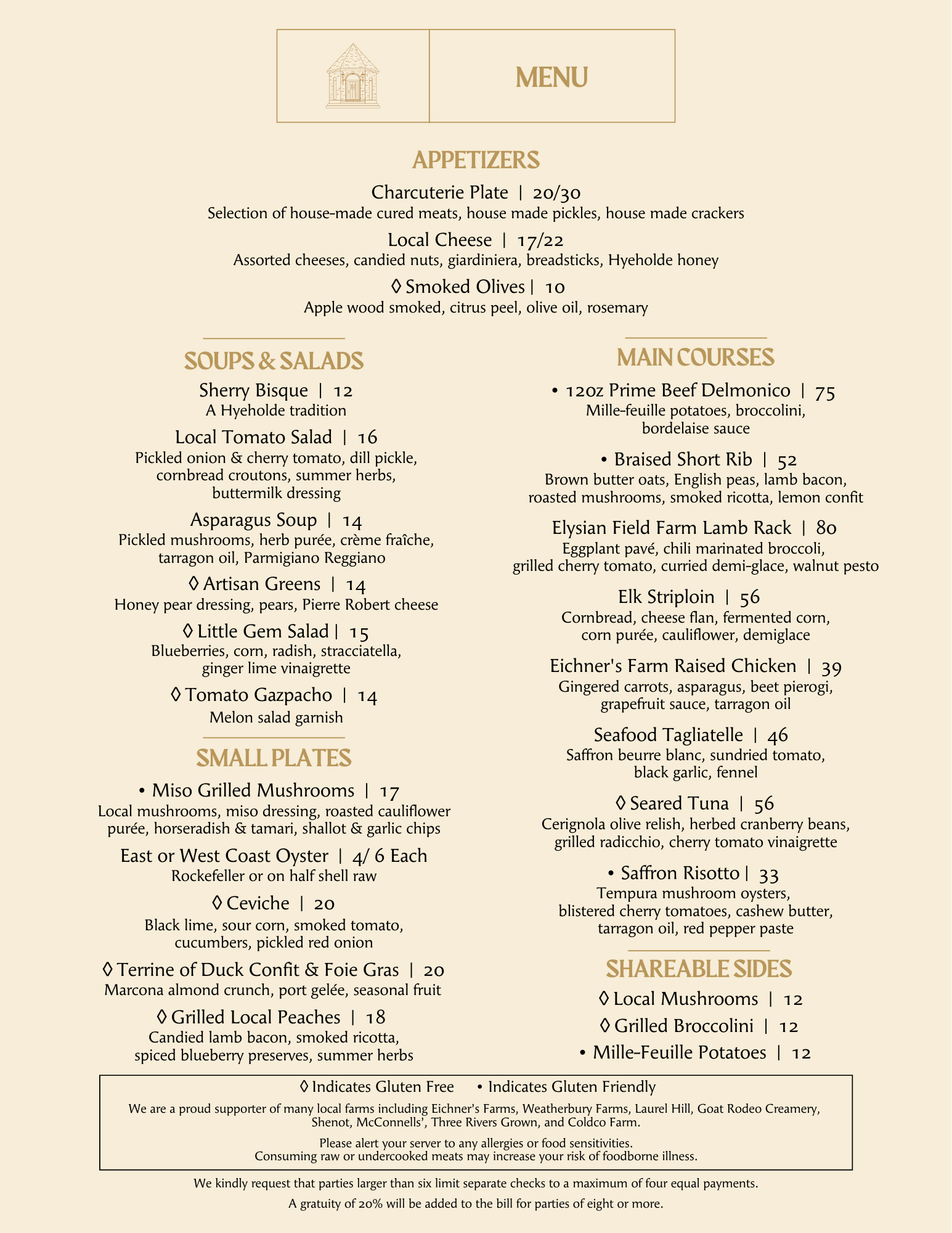 Heard Menu.pdf Our Menu — Hyeholde