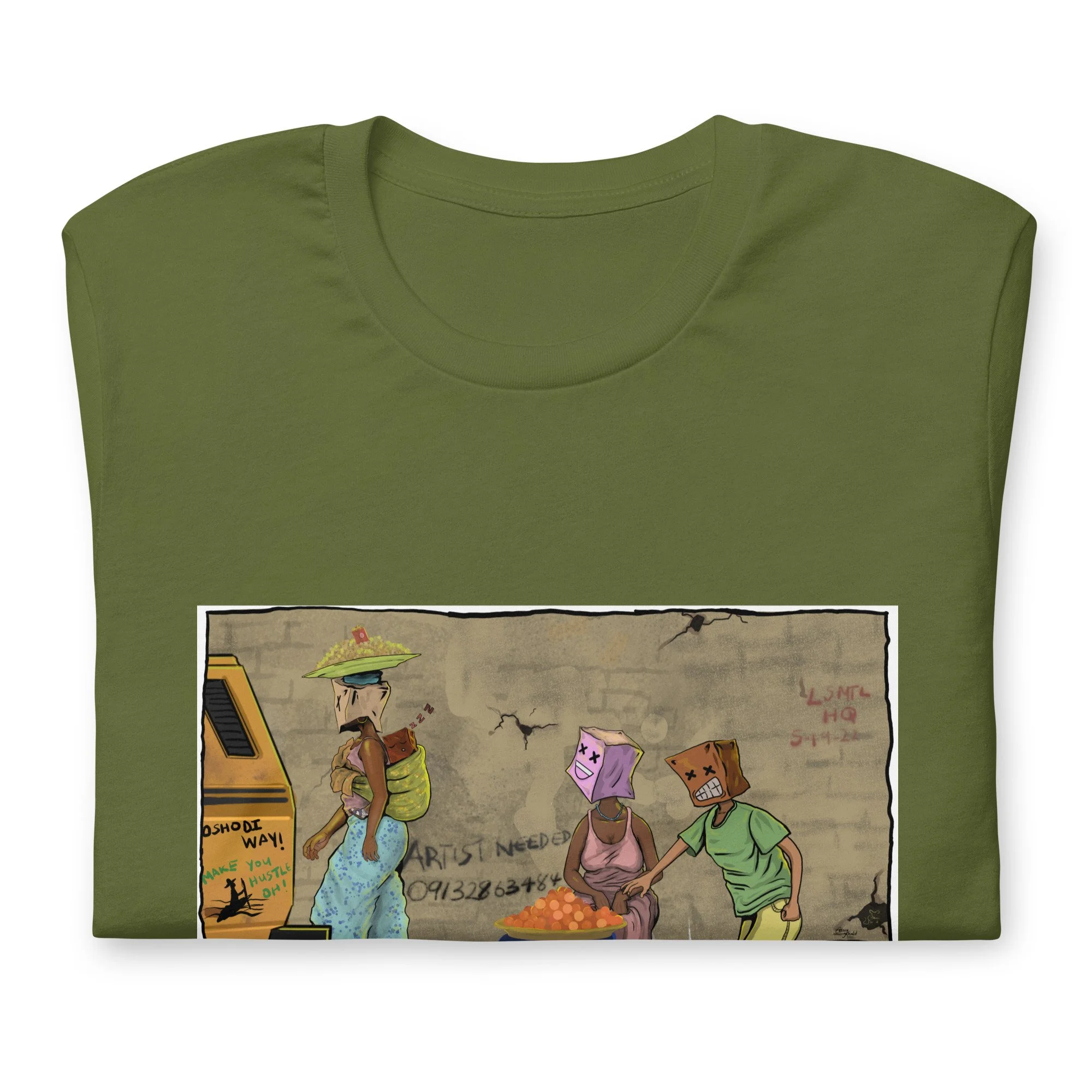 unisex-staple-t-shirt-olive-front-6419f88f539fd.jpg