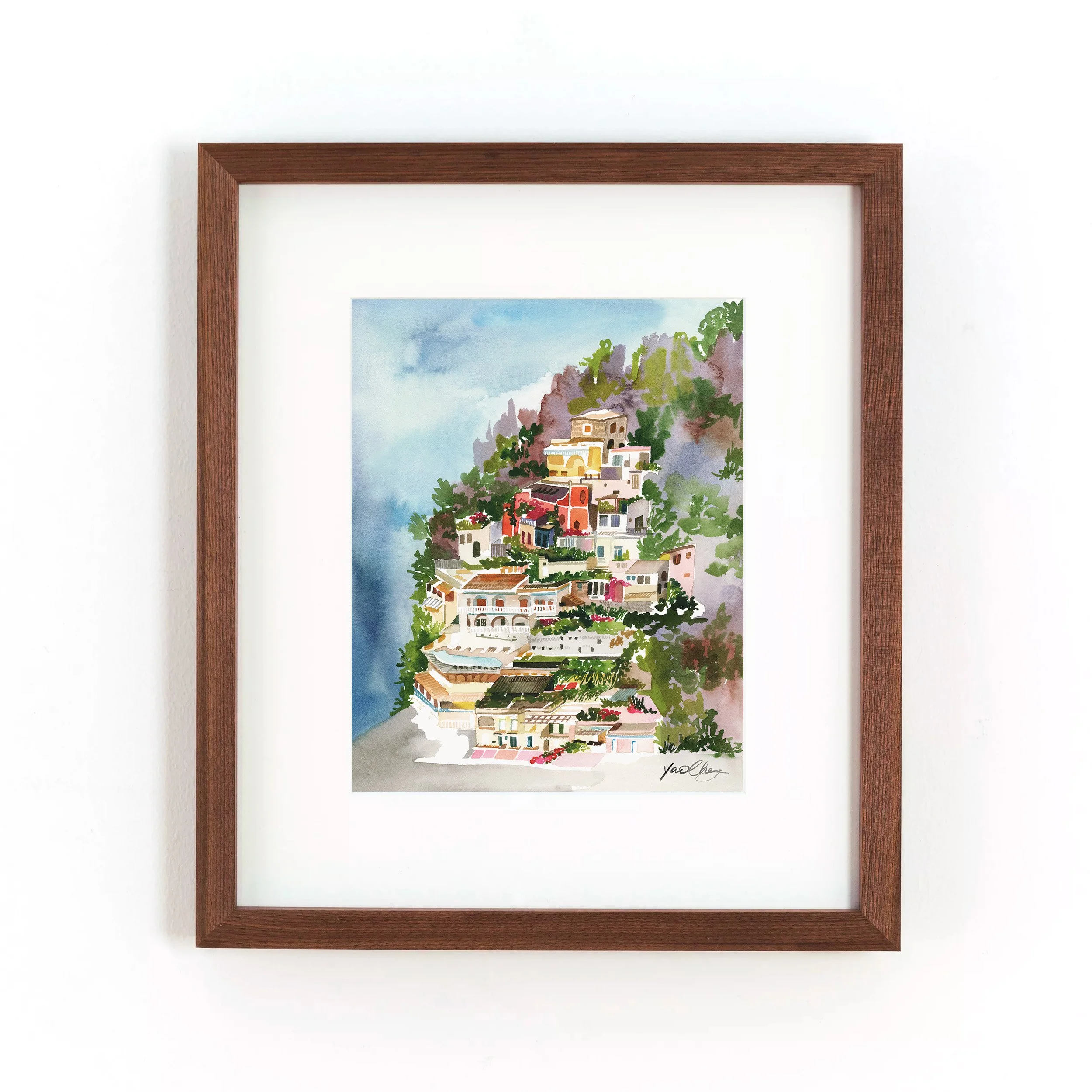yao-cheng-positano-italy-mediterranean-architecture-painting-print-wood-frame.jpg