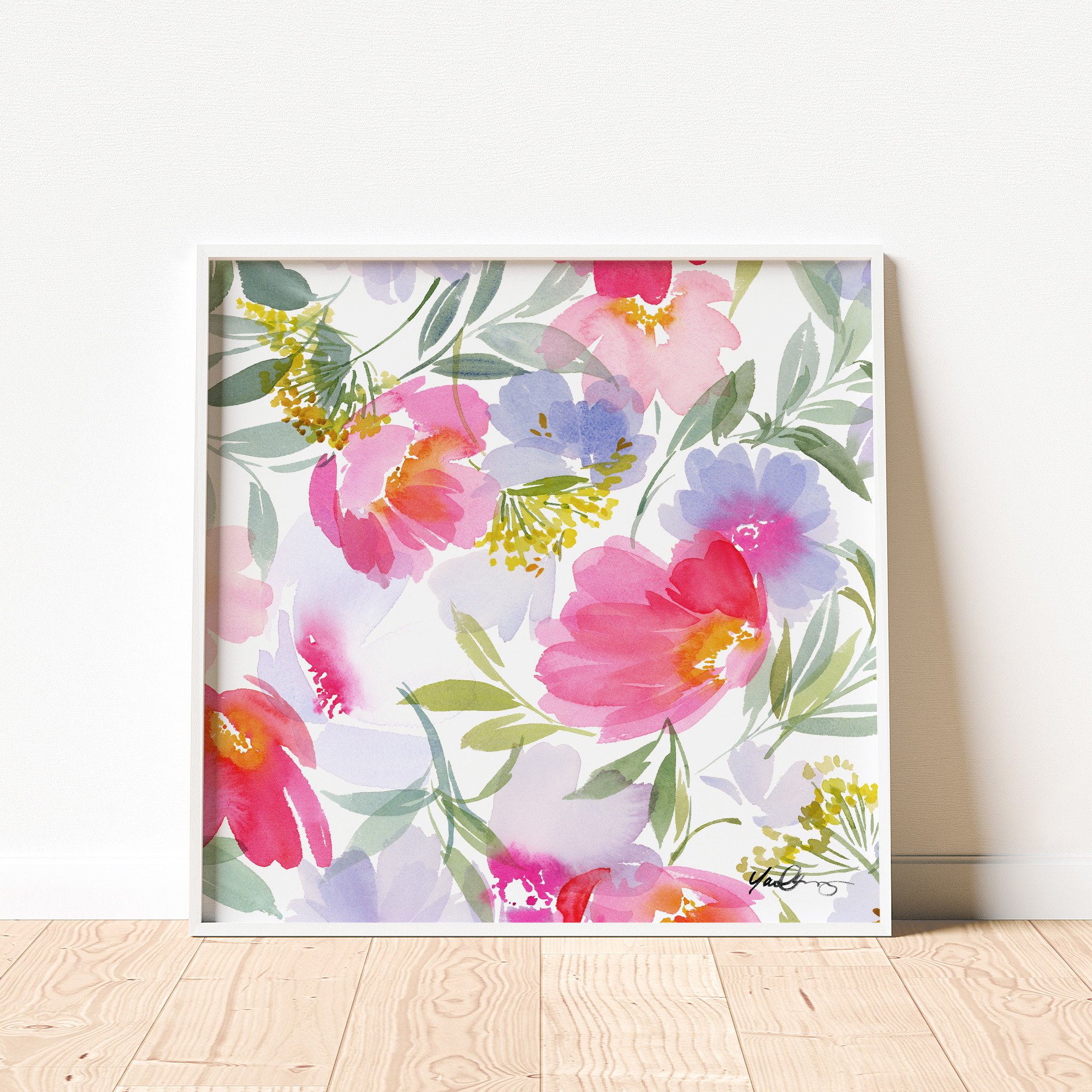 yao-cheng-peony-dance-botanical-flower-watercolor-print-floor-living-room-decor-framed.jpg