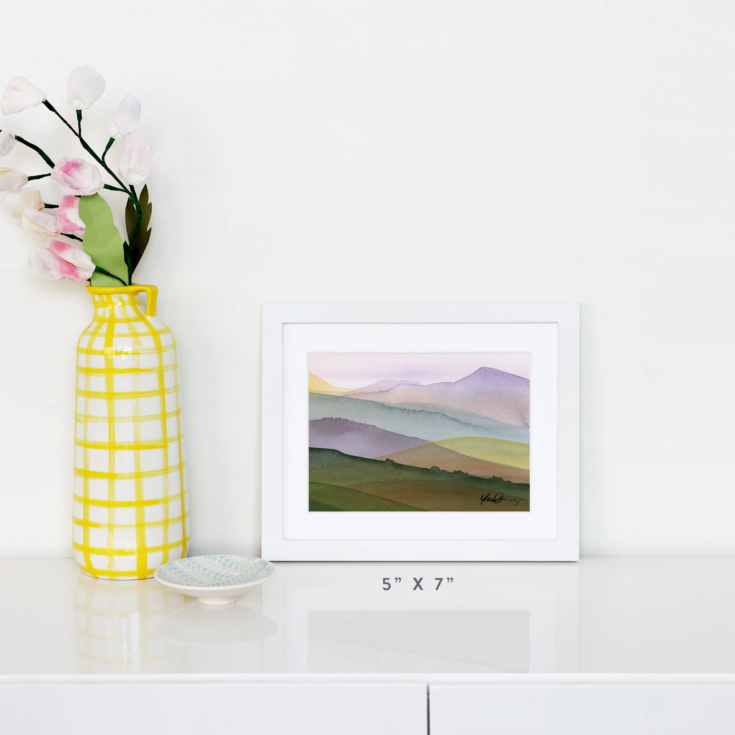 yao-cheng-tuscan-sunset-watercolor-print-small-framed.jpg