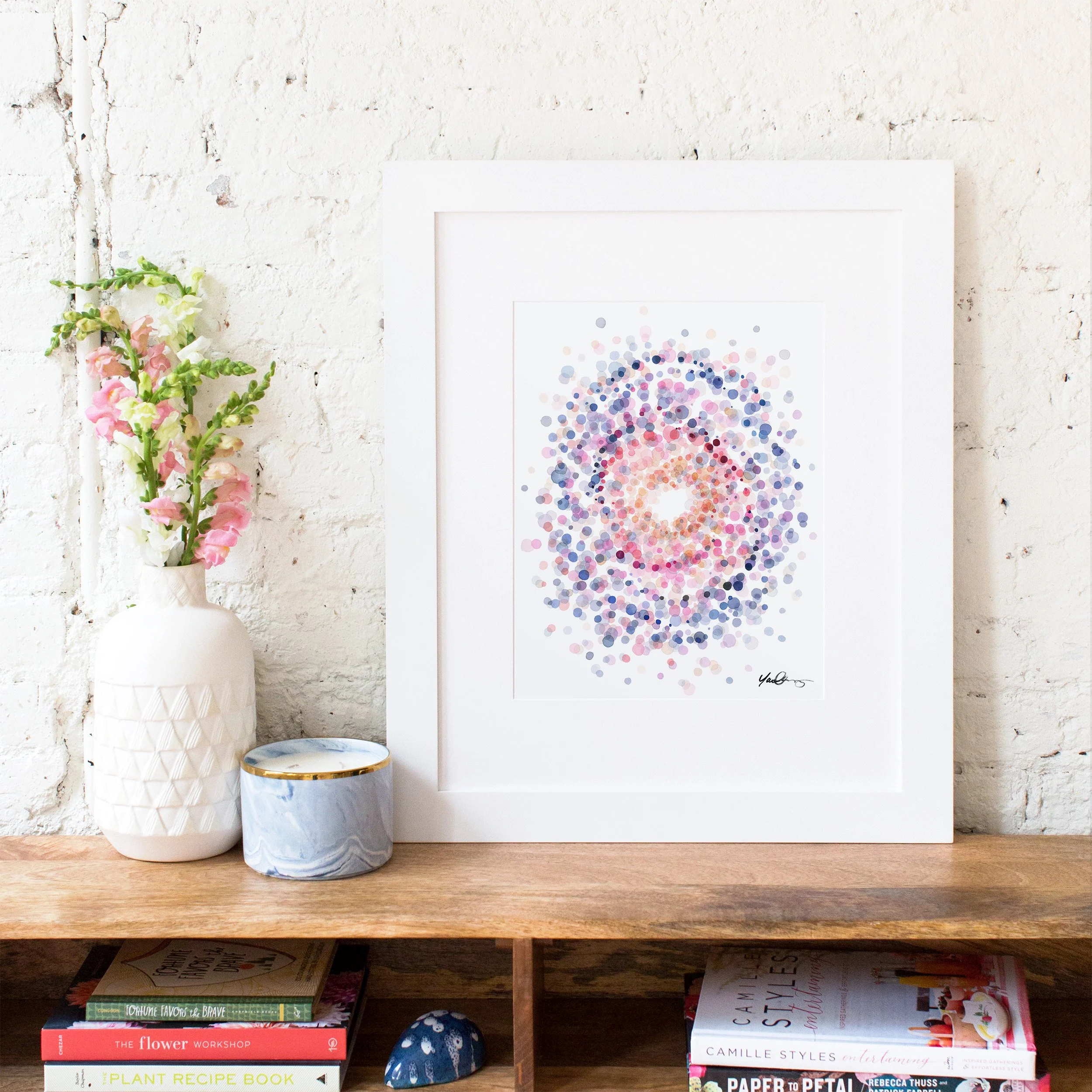yao-cheng-swirl-in-fuchsia-radial-circle-watercolor-print-living-room-modern-decor.jpg