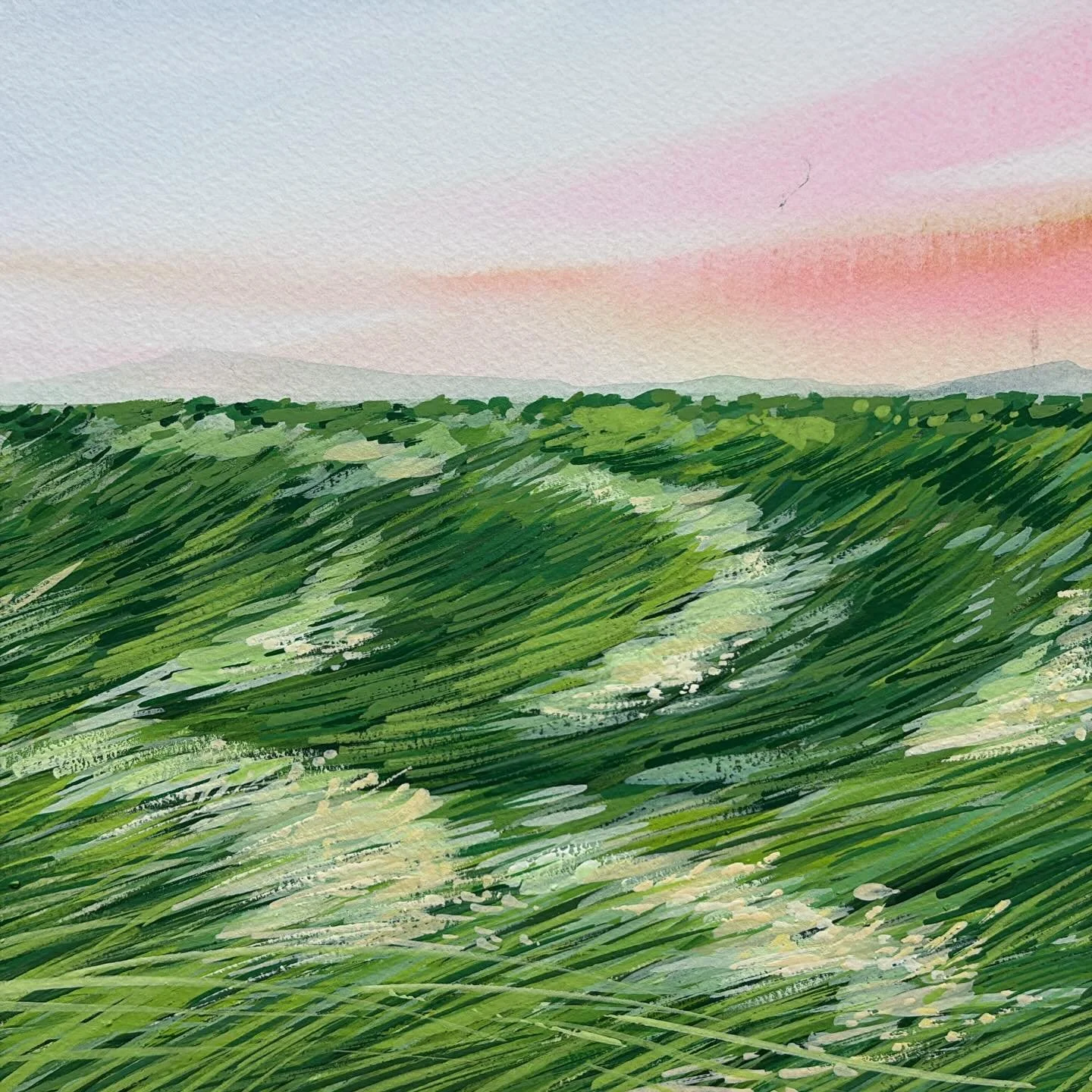 Hello again...hello always...to color, to light, to nature. 

#yaochengwatercolor #yaochenggouache