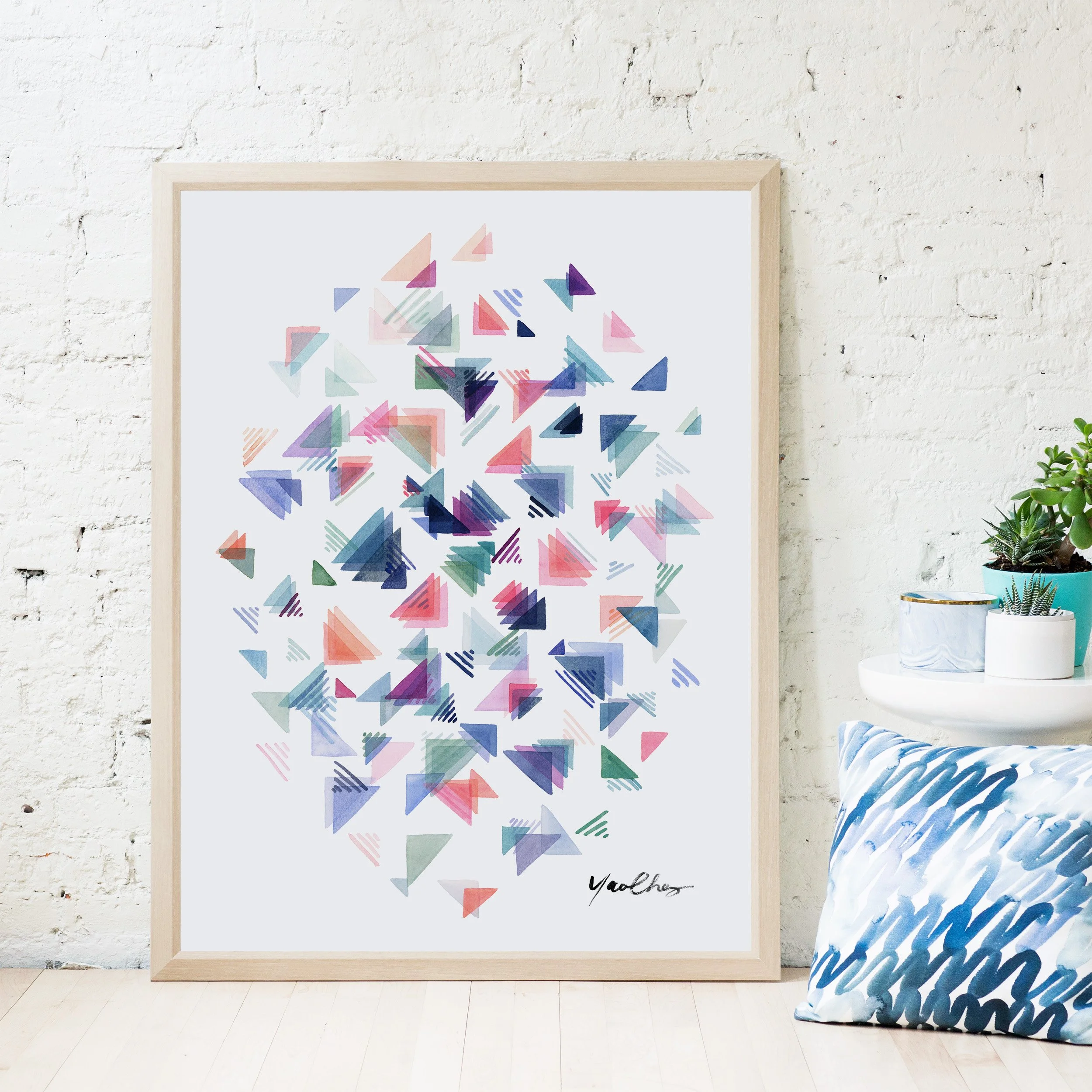 yao-cheng-mosaic-violet-blue-kaleidoscope-watercolor-print-living-room-floor-large-framed.jpg