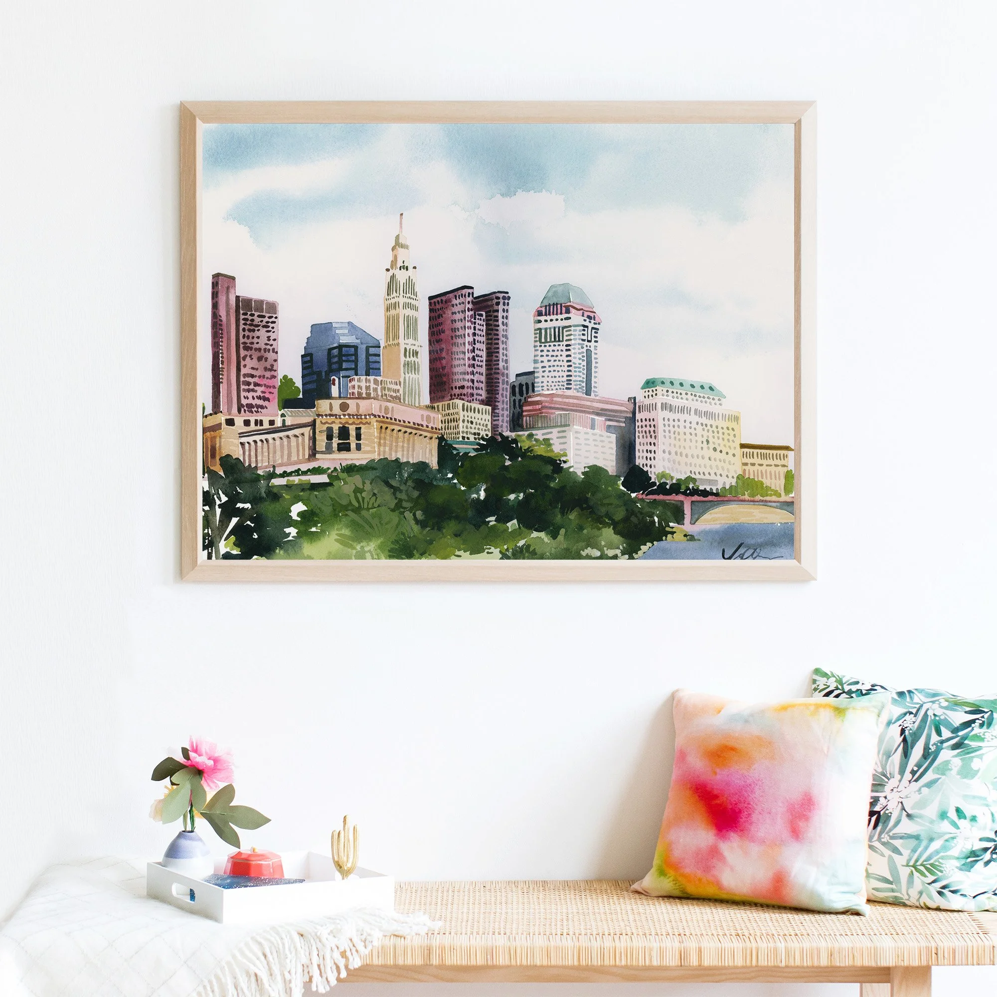 yao-cheng-columbus-ohio-capitol-skyline-studio-watercolor-print-modern-osu-living-room-lifestyle-decor-frame.jpg