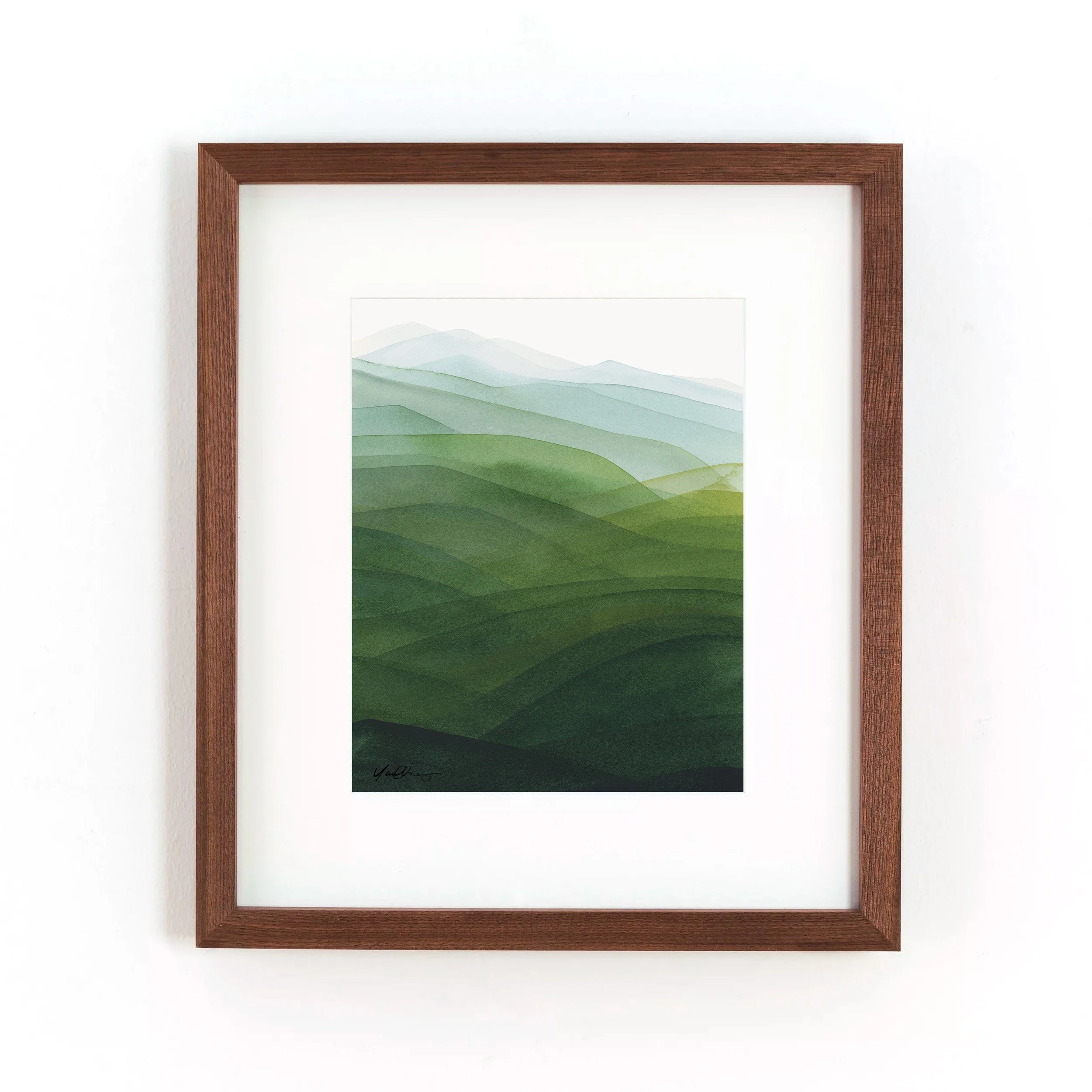 yao-cheng-rolling-hills-3-watercolor-print-2-dark-framed.jpg