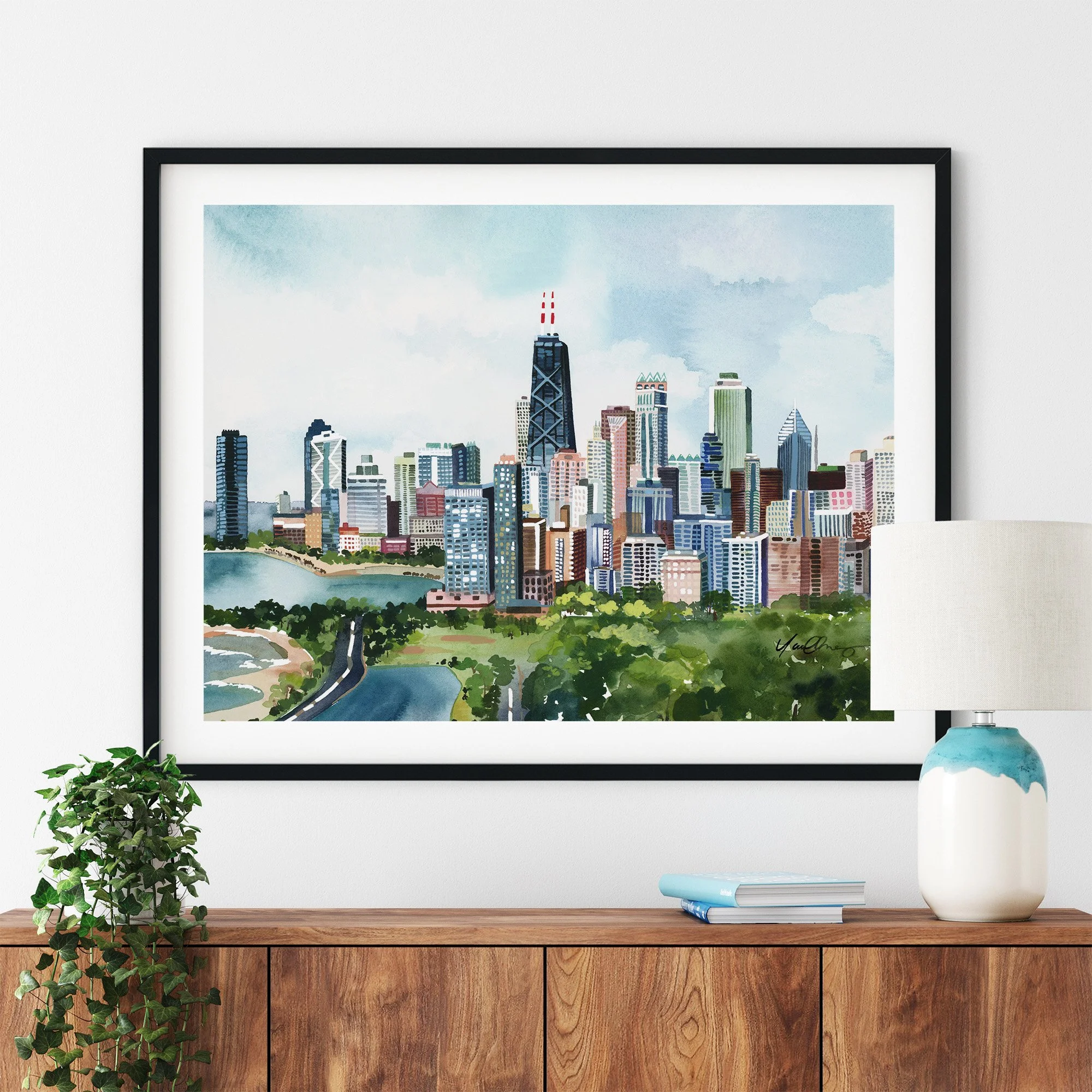yao-cheng-chicago-cityscape-lake-michigan-watercolor-print-city-modern-lifestyle-frame-wall.jpg