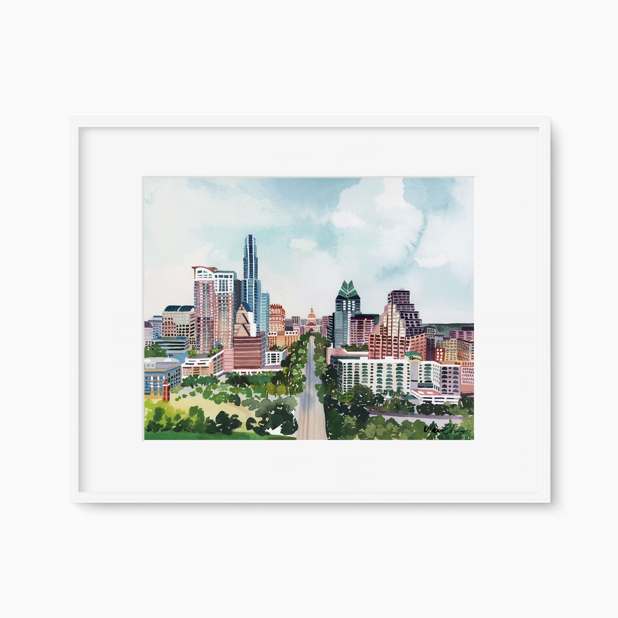 Austin, Texas Art Print