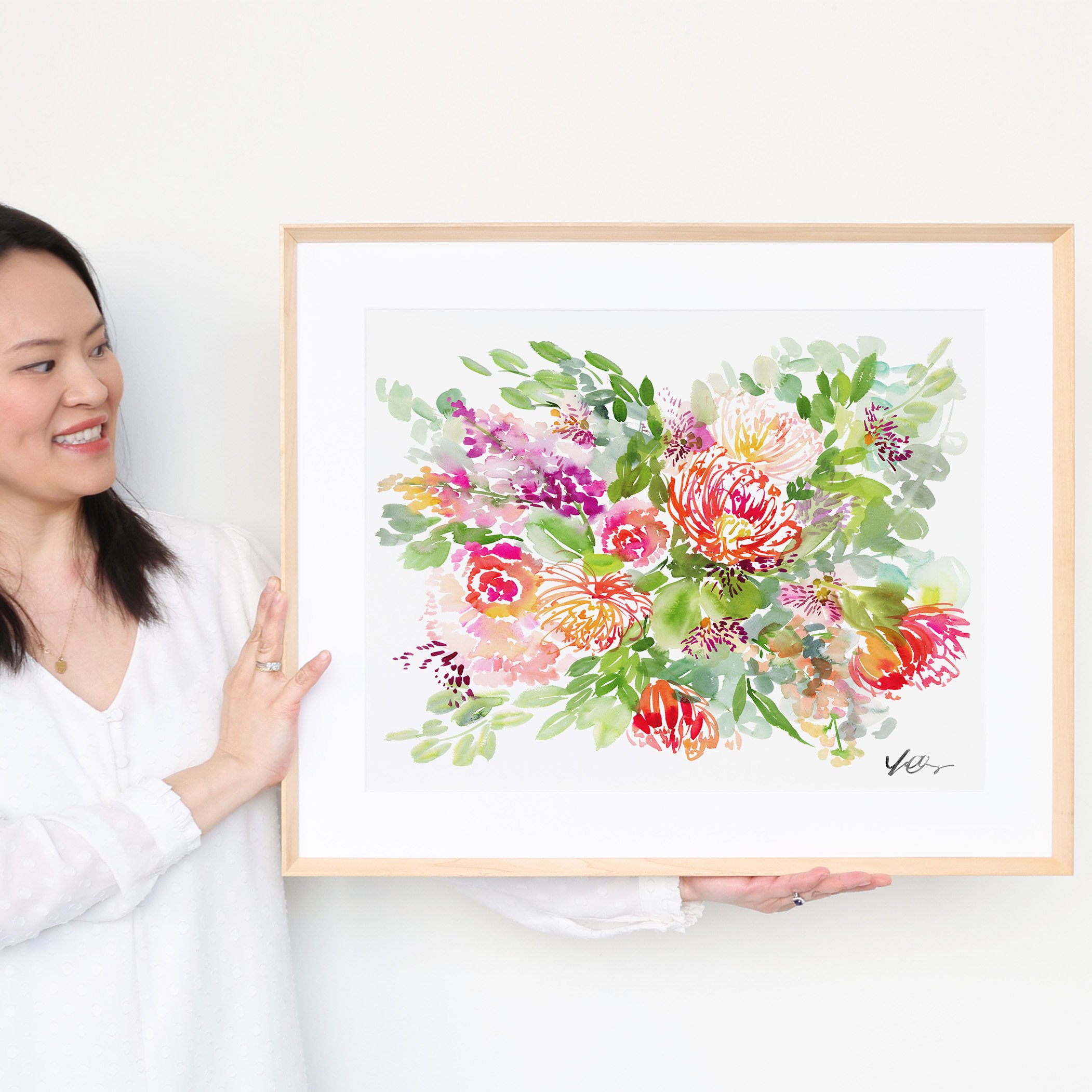 yao-cheng-proteas-dance-mixed-floral-bouquet-watercolor-art-print-yao-framed.jpg